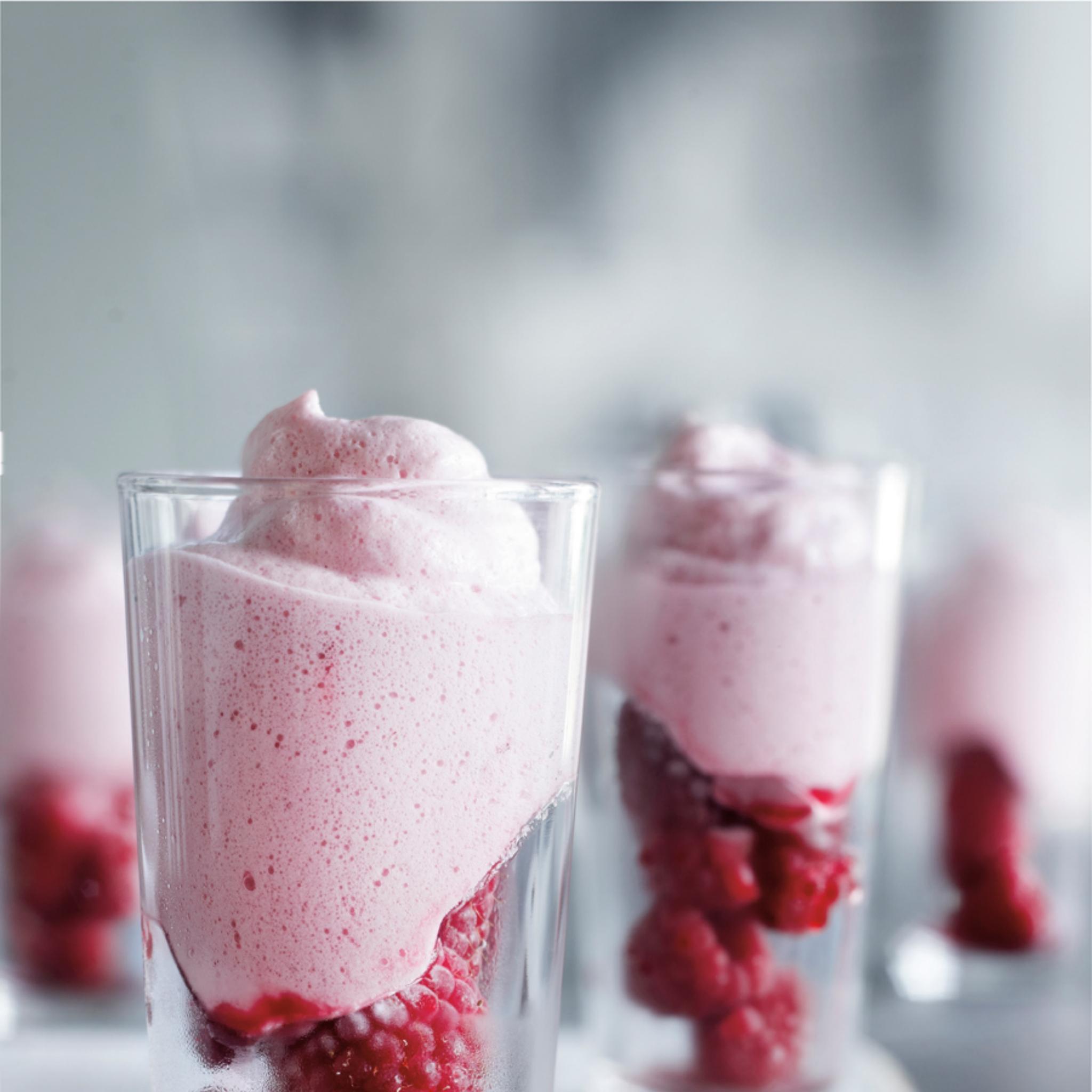 Haagse bluf met frambozen