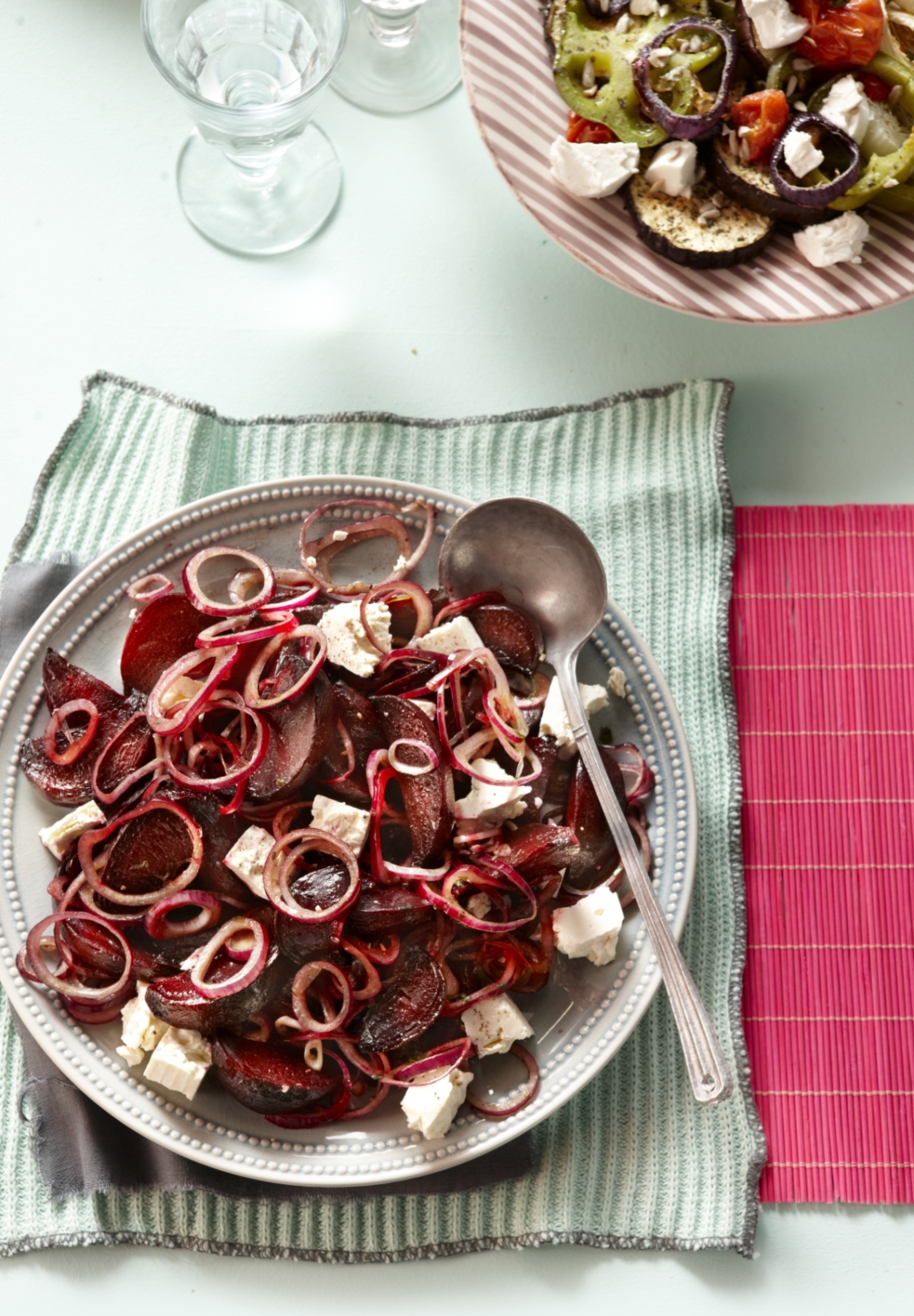 Geroosterde bietensalade met feta