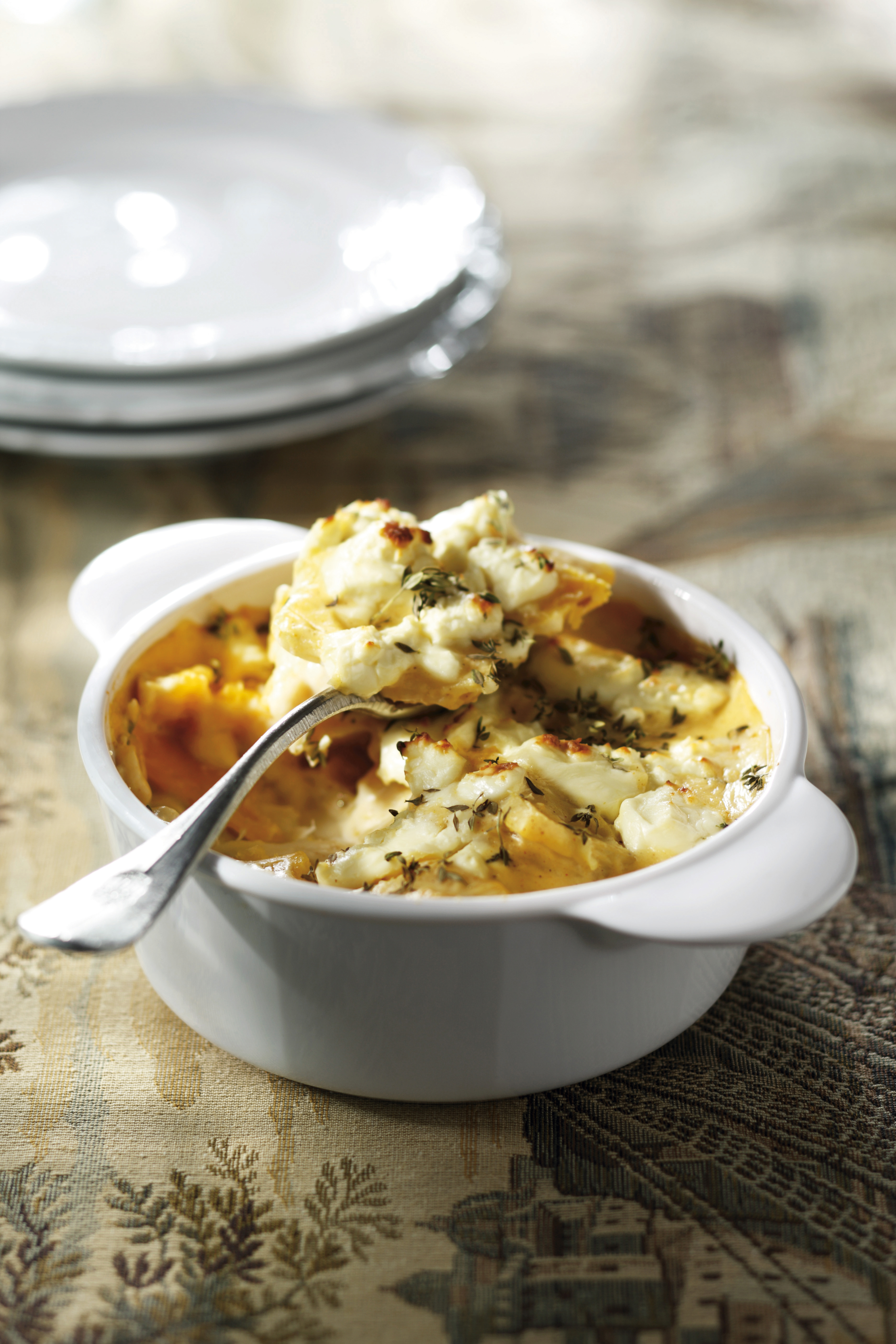 Gegratineerde knolselderijschotel