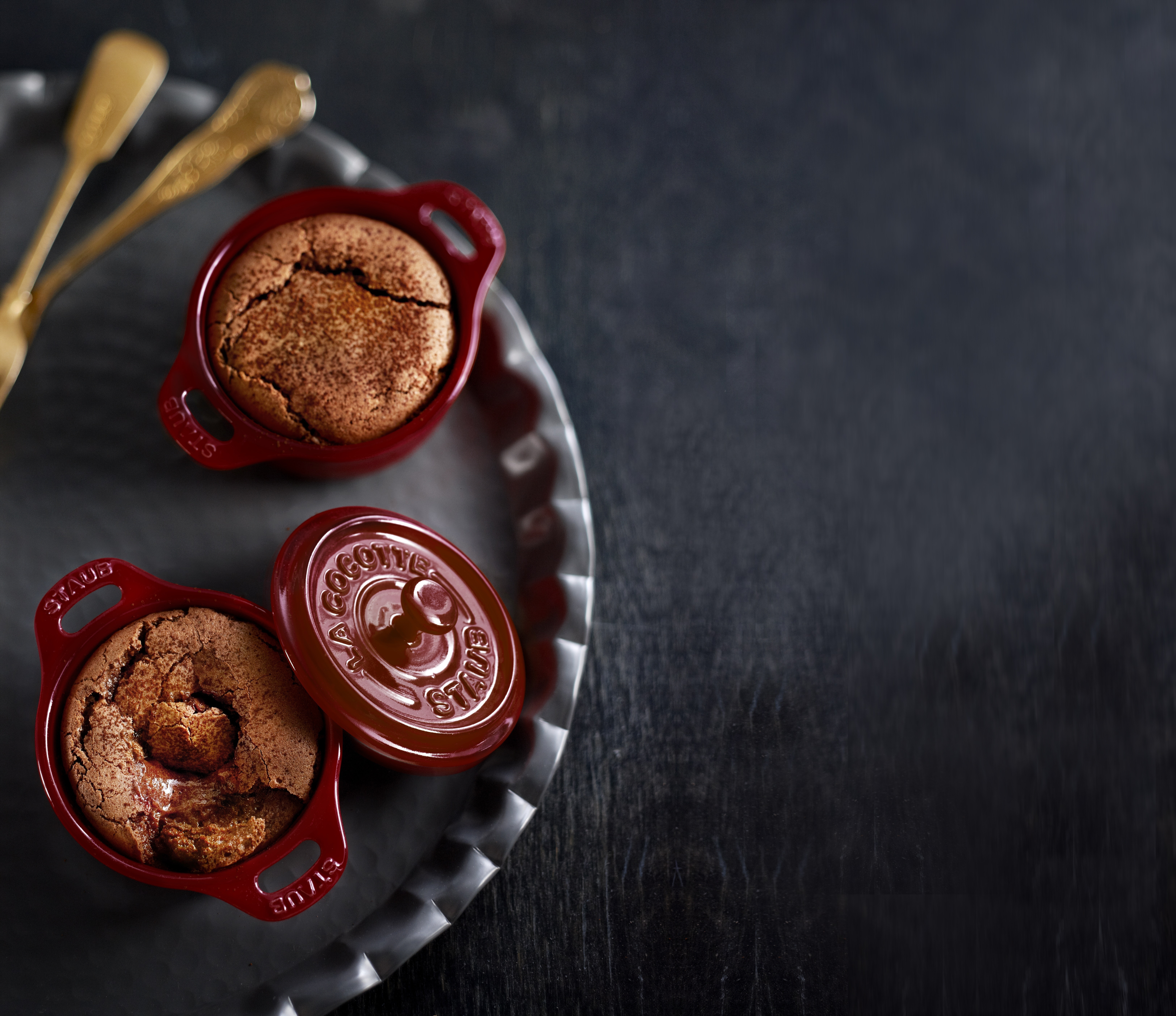 Gebakken chocolademousse