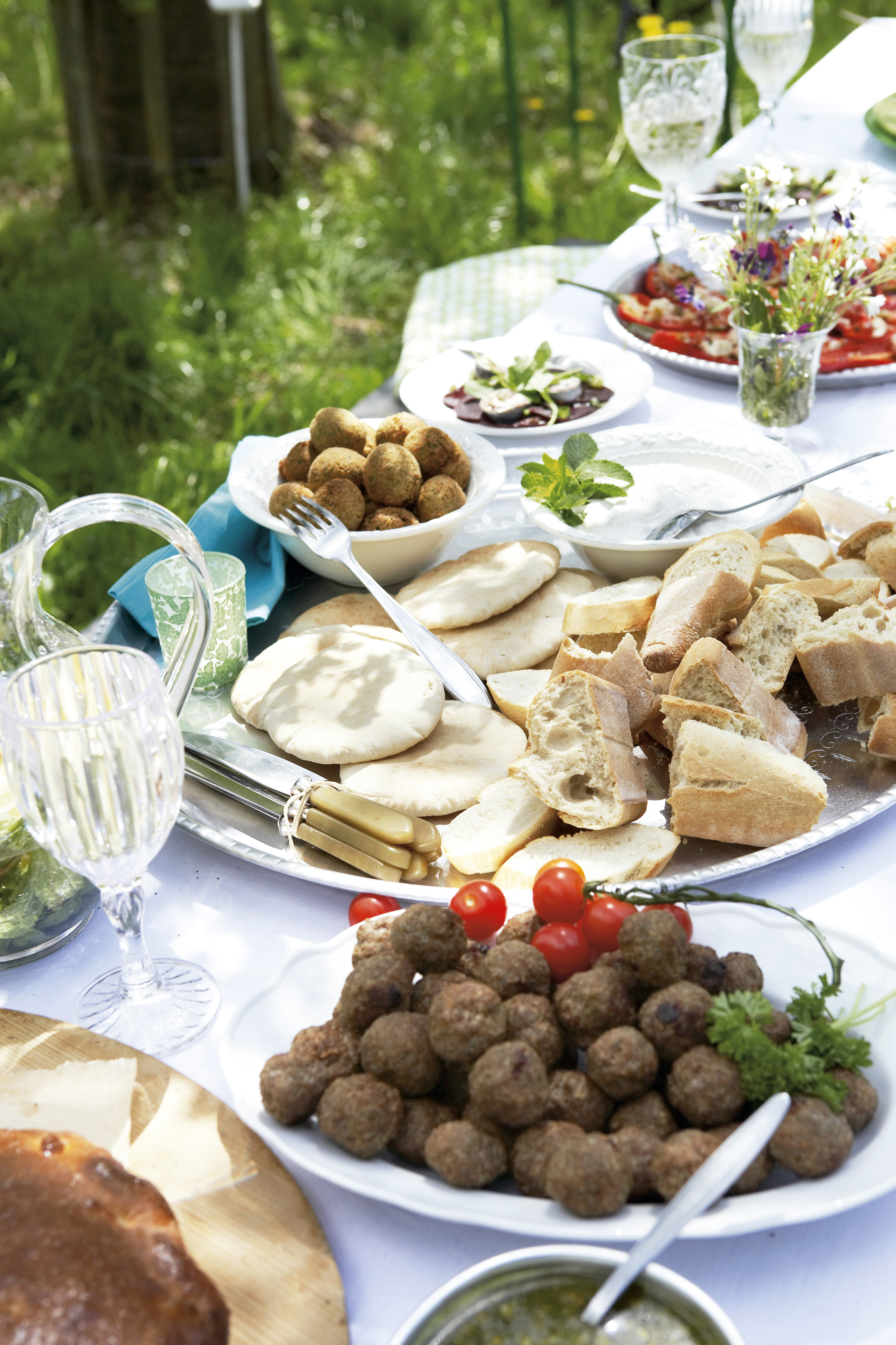 Falafel met yoghurtsaus