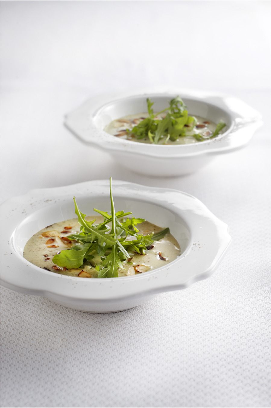 Courgettesoep met amandelen