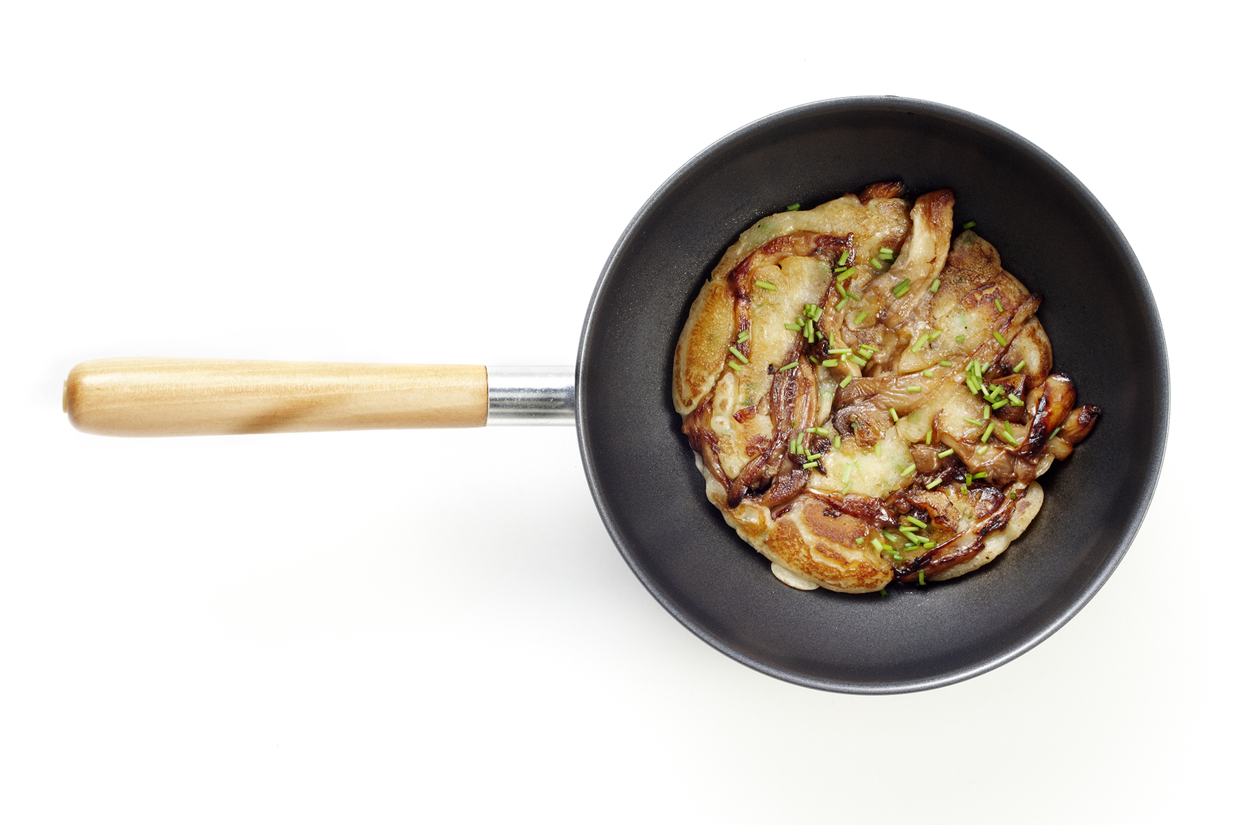 Pannenkoekjes met paddenstoelen