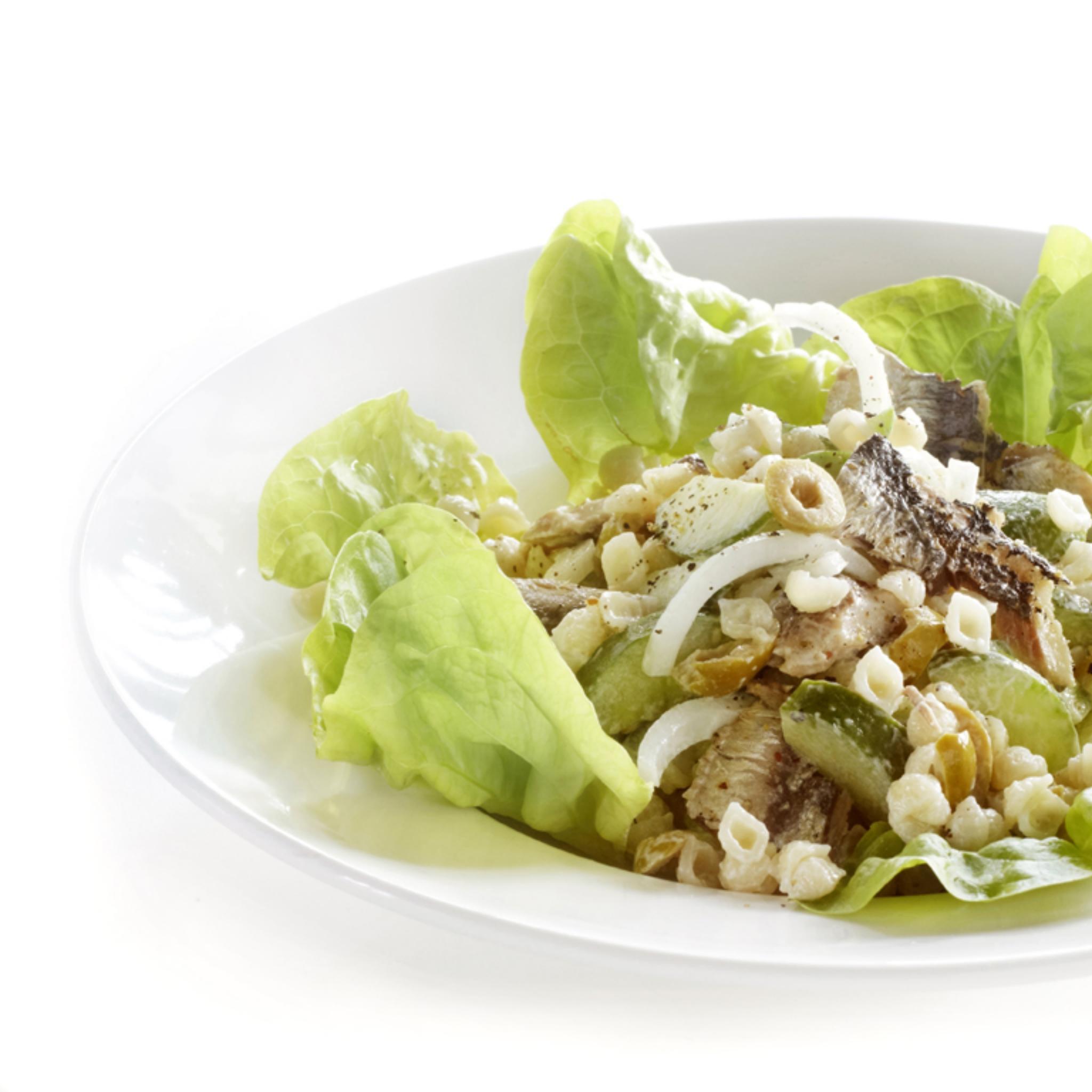 Pastasalade met sardines