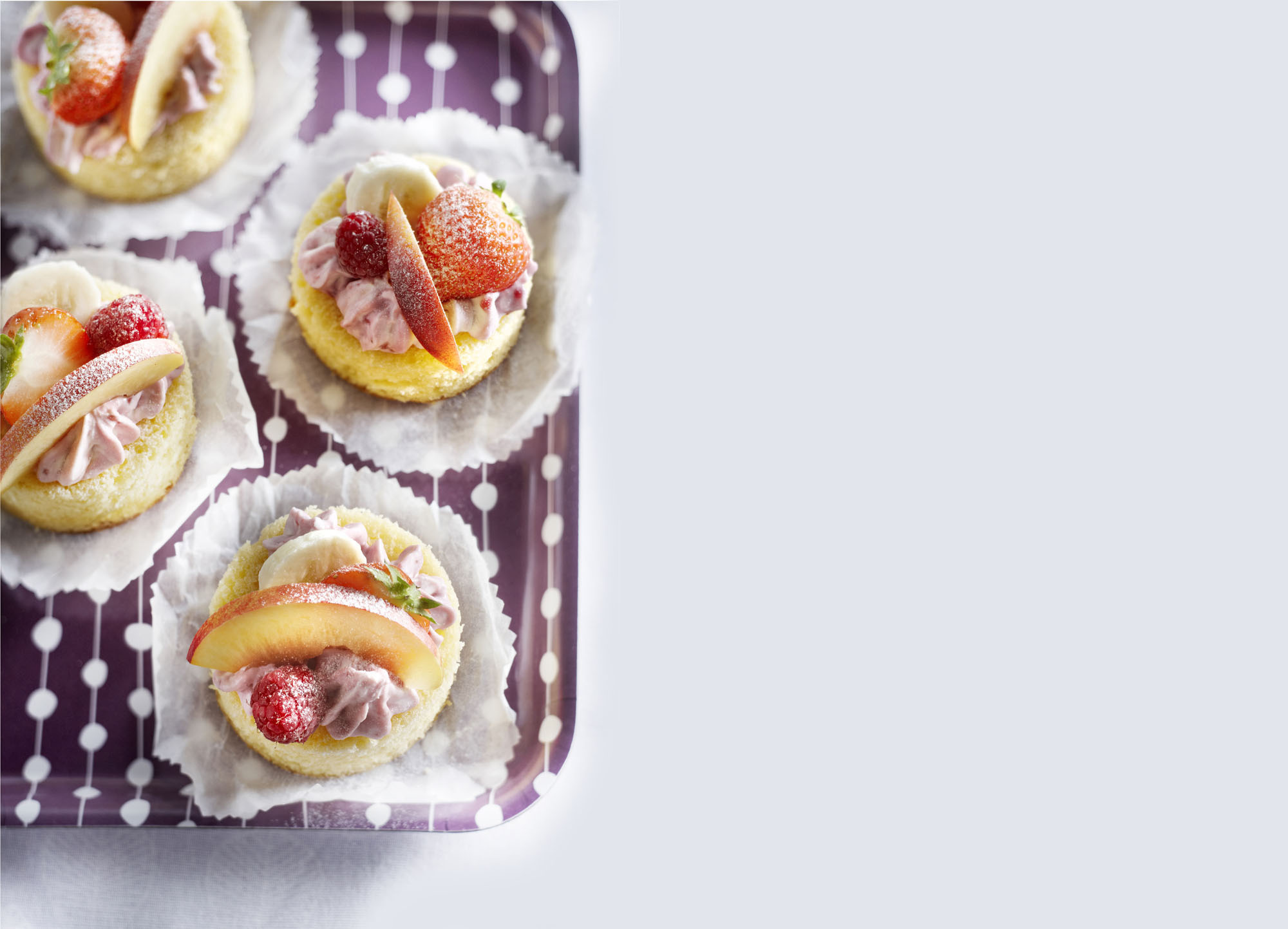 Snelle fruittaartjes