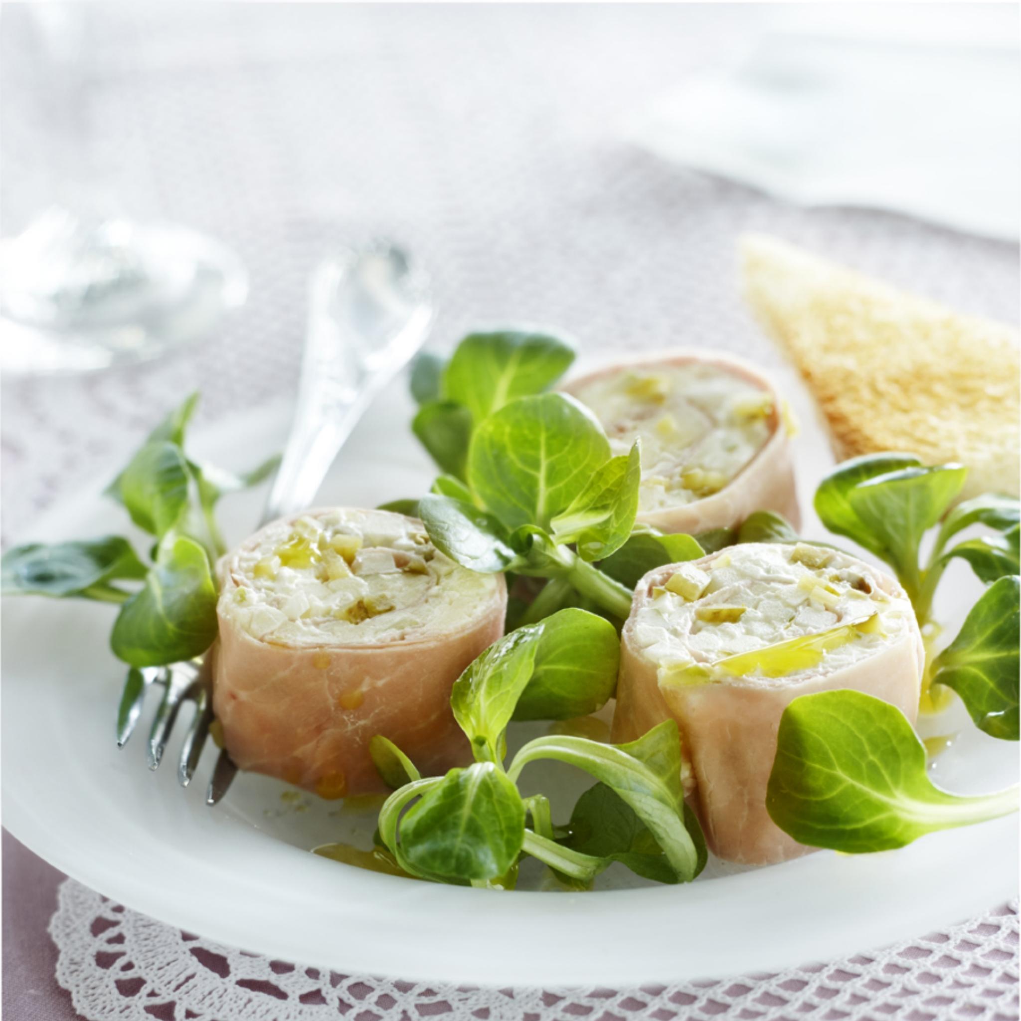 Salade met hamterrine