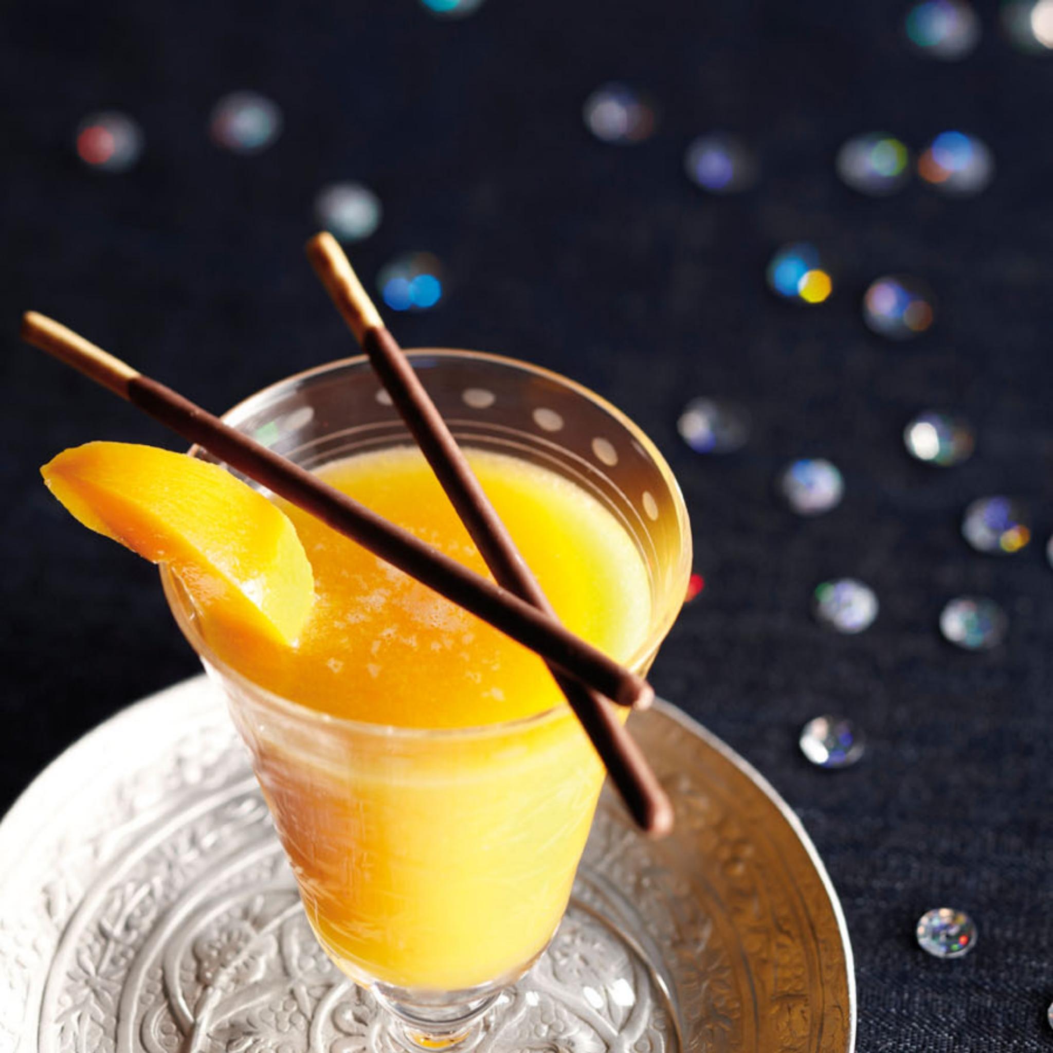 Perzik-amandelcooler