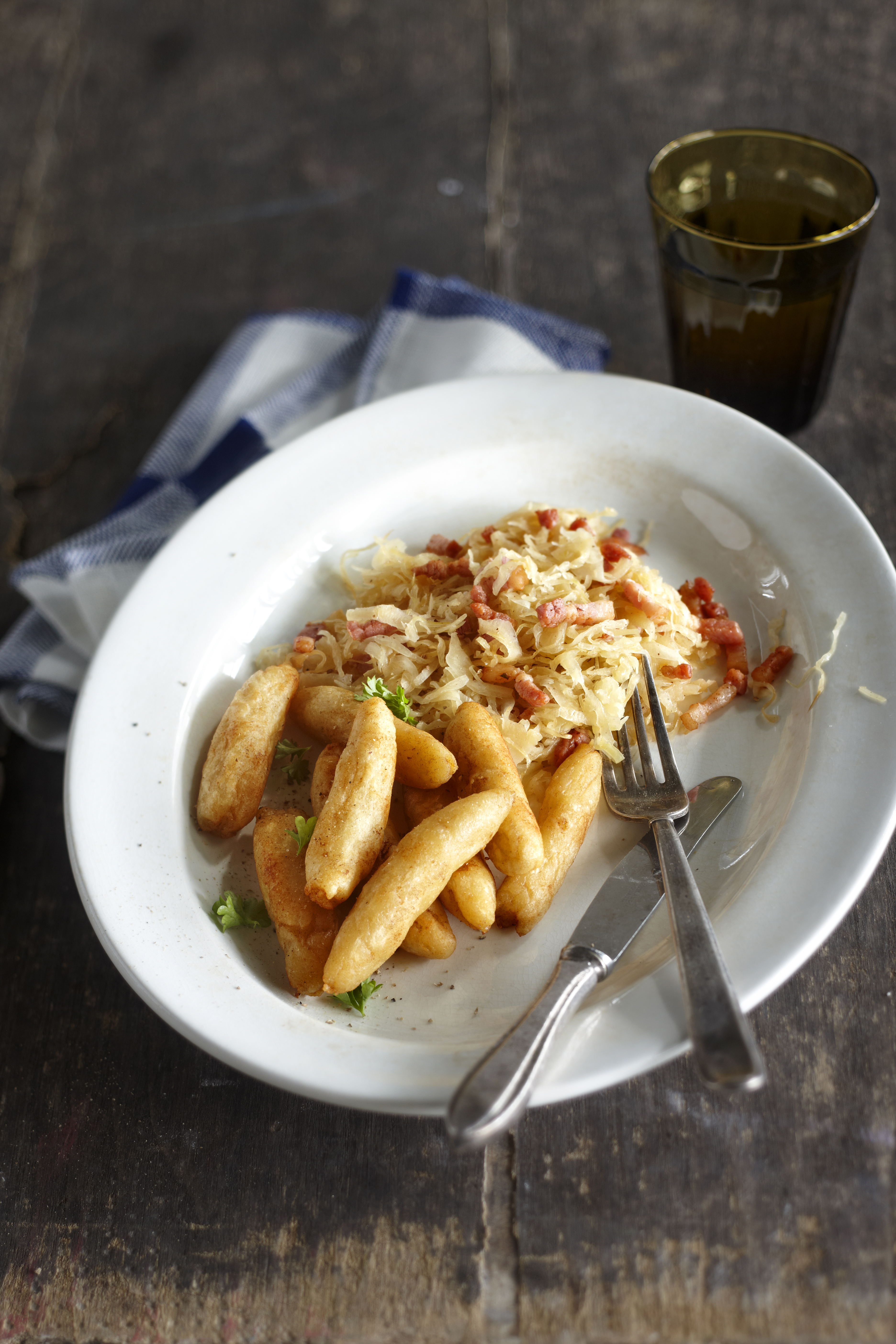 Schupfnudeln met zuurkool