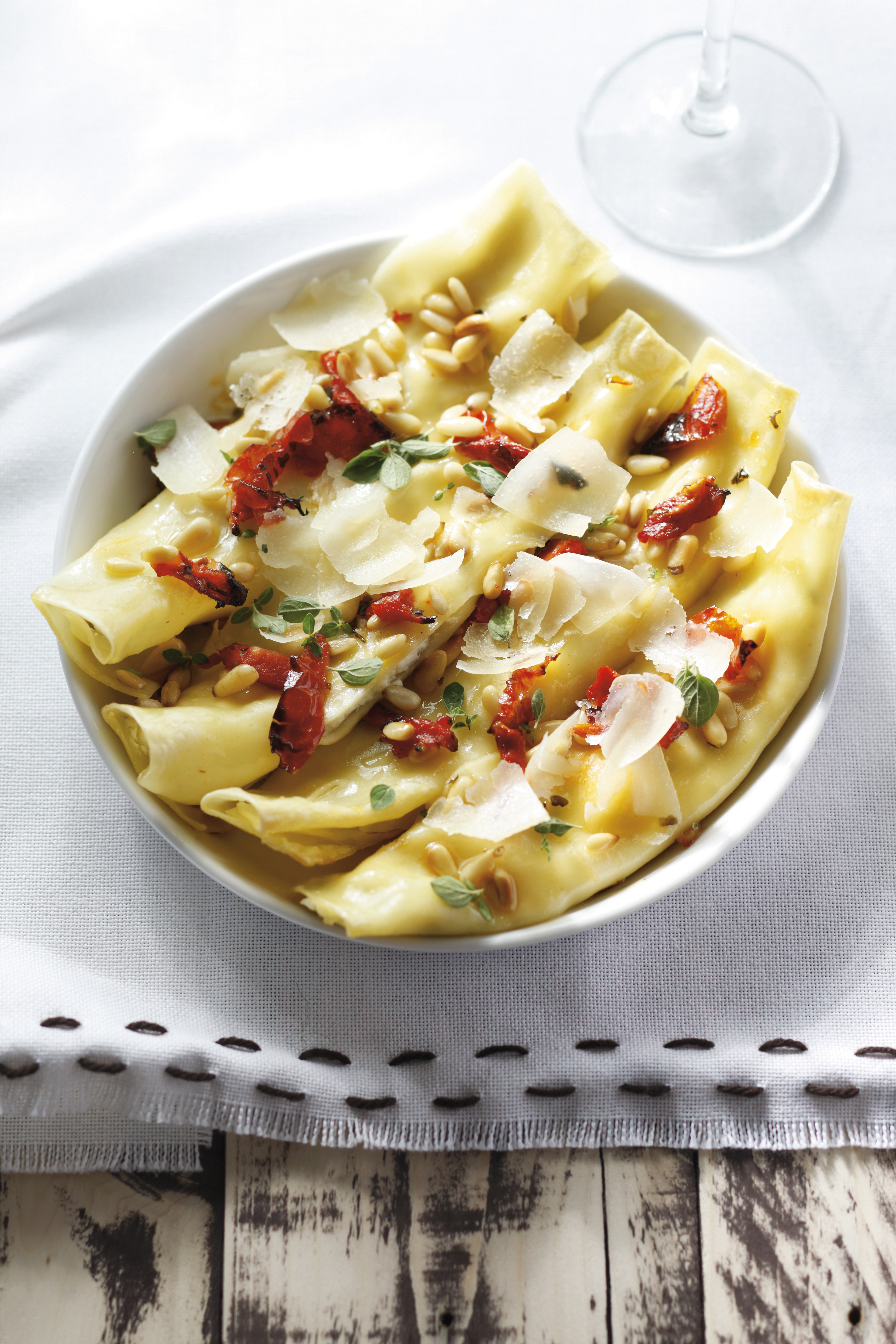 Lasagnepakketjes met kruidenricotta