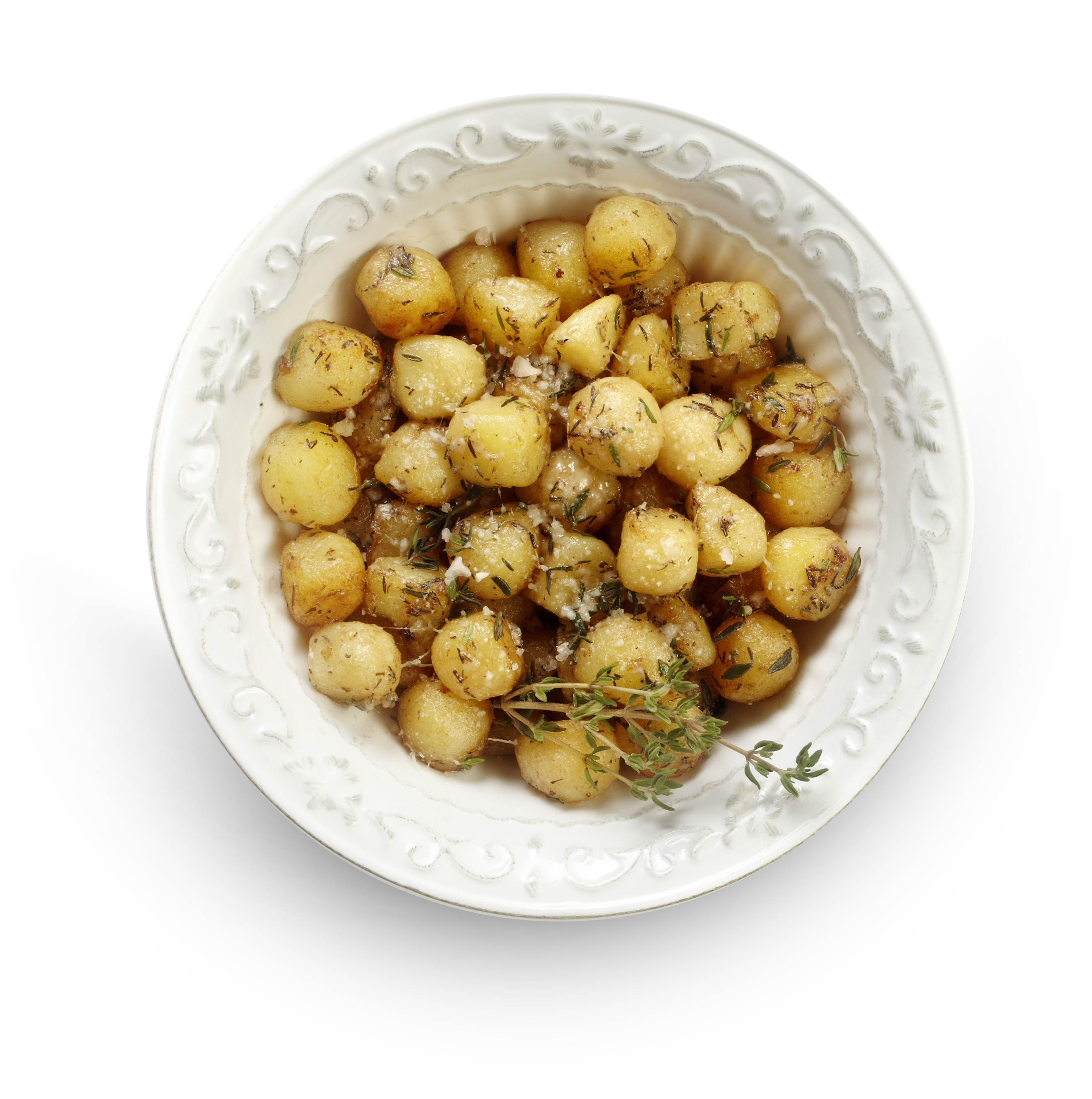 Parmezaanaardappeltjes met tijm