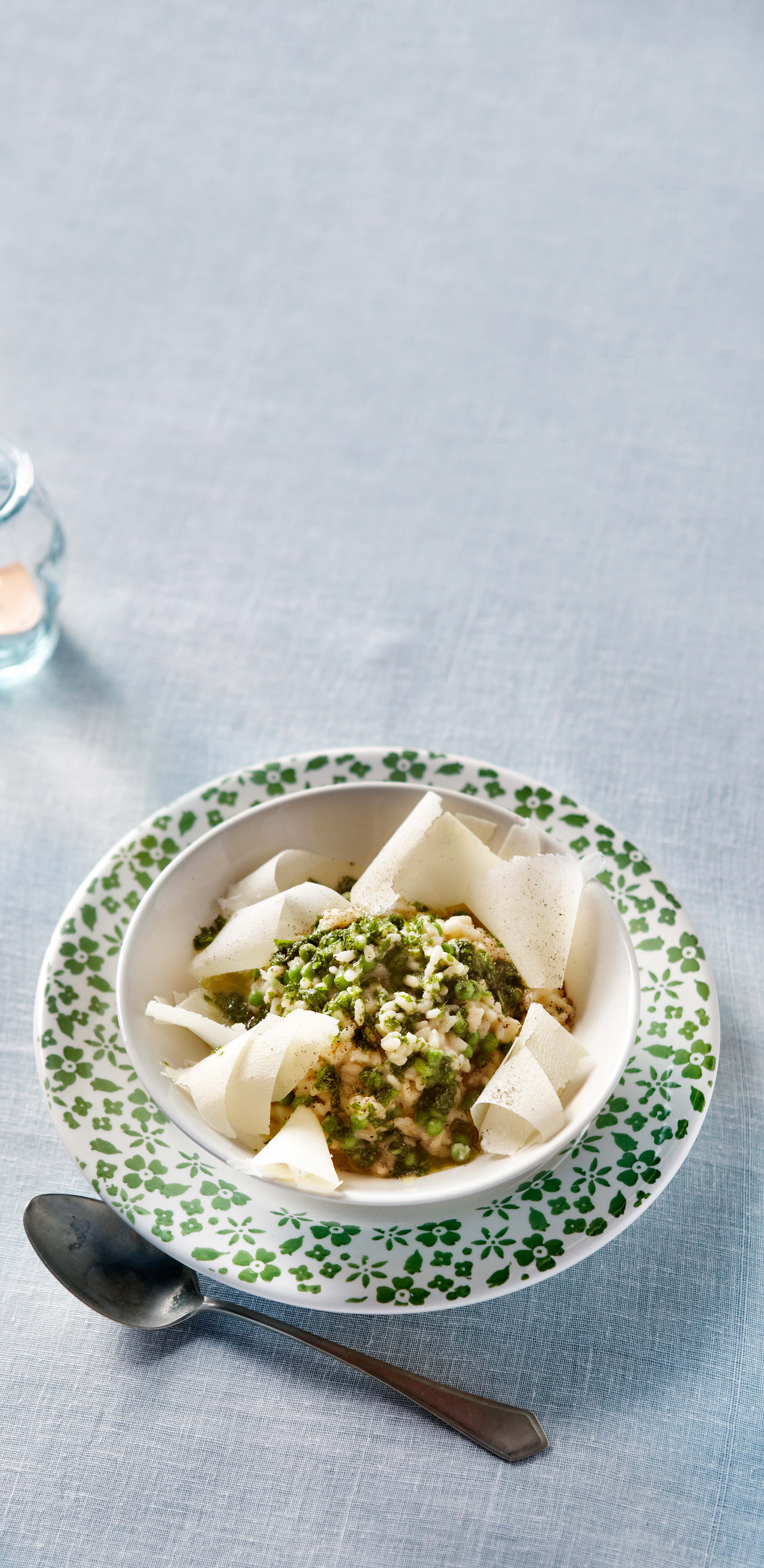 Frisgroene minirisotto