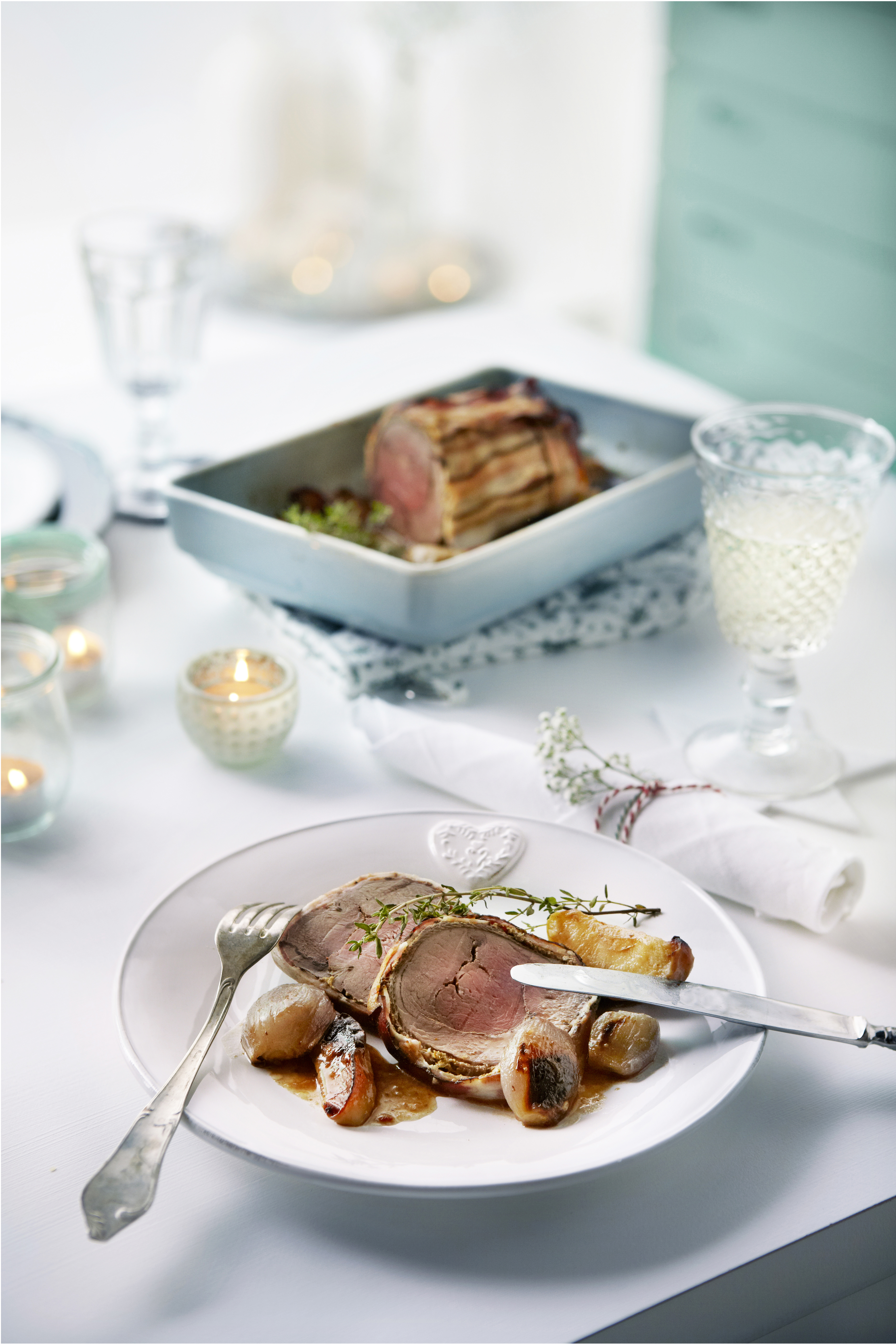 Rollade met appel en port