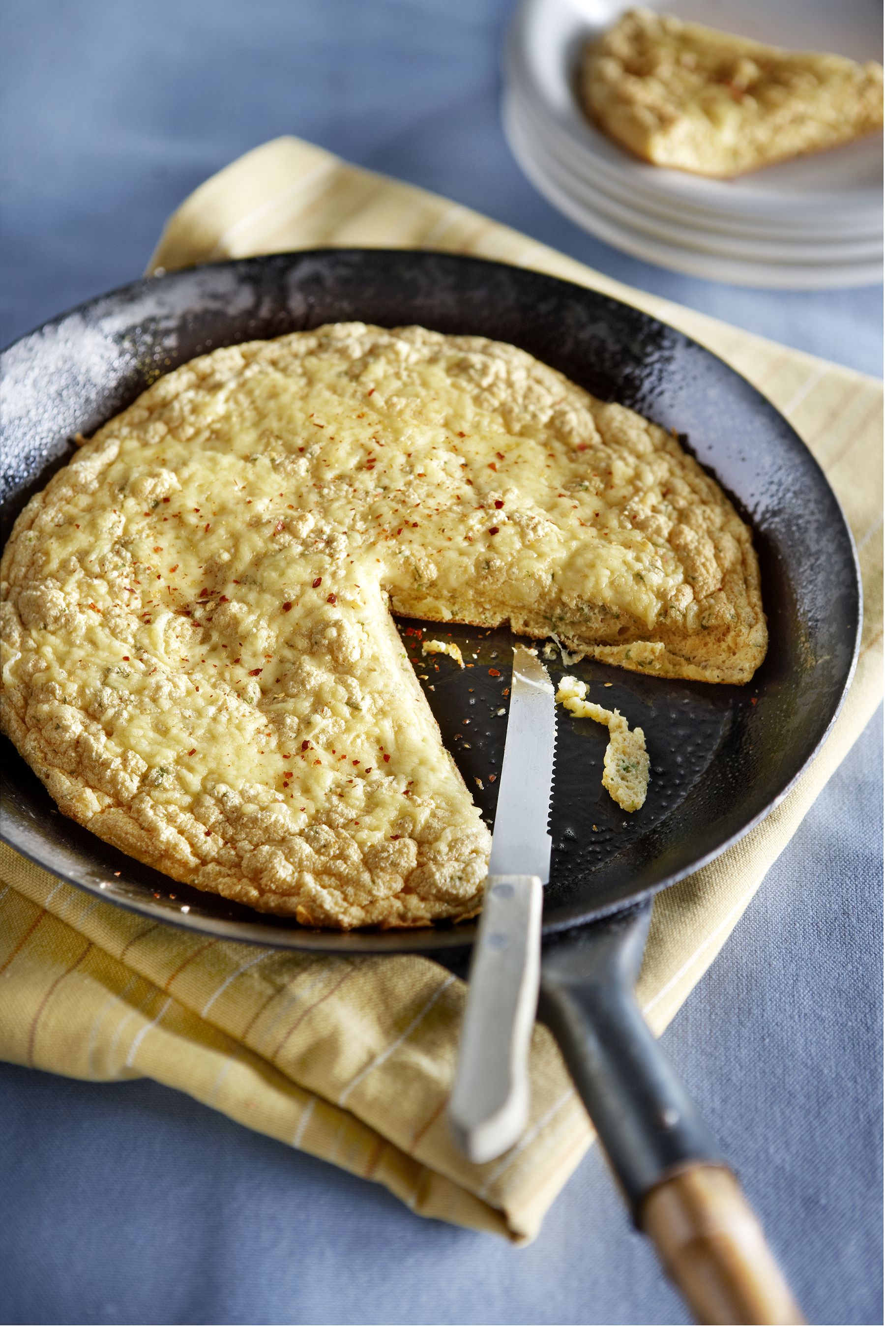 Kruidige kaaspannenkoek