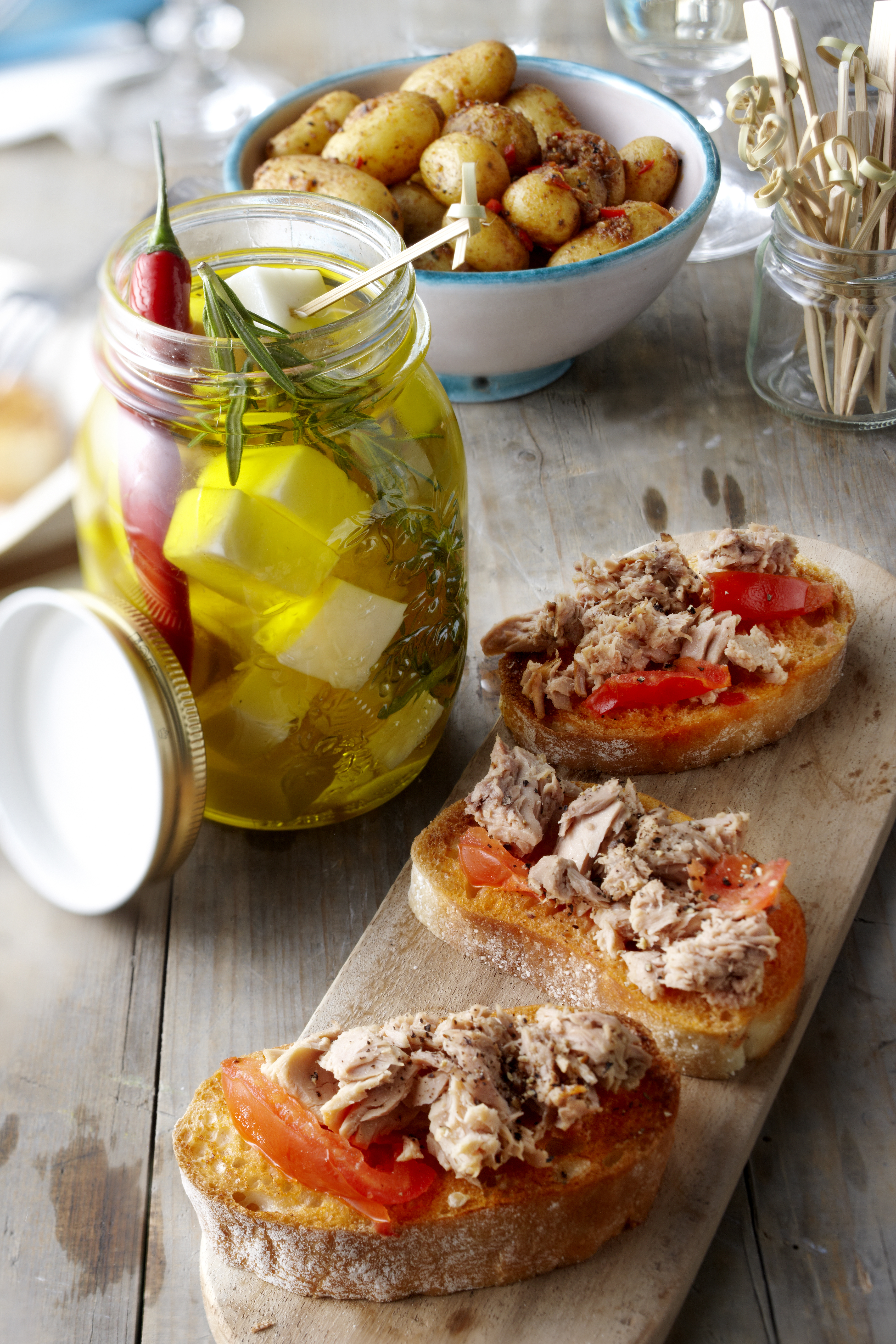 Papas arrugadas con mojo