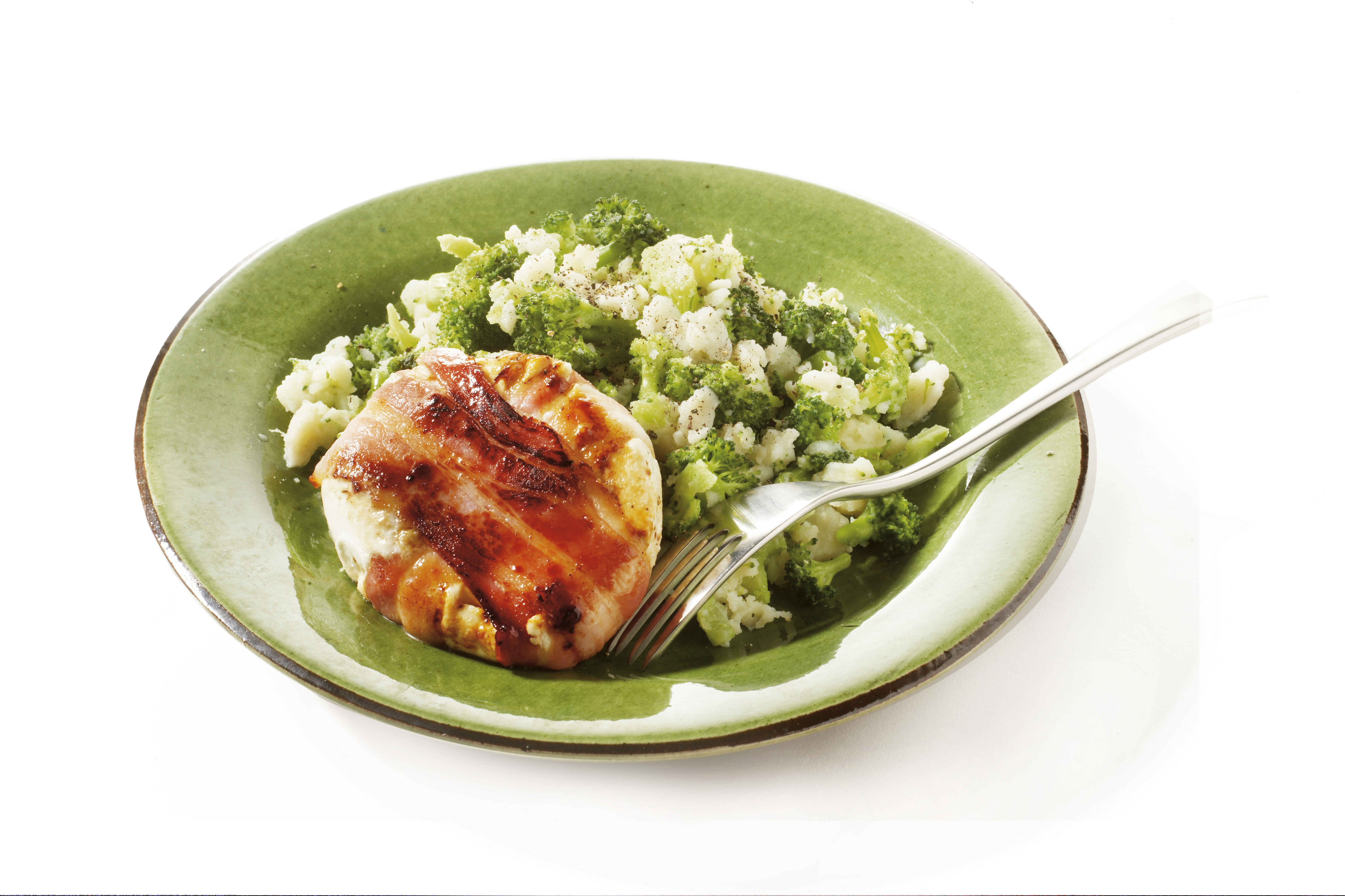 Lentestamppot met geitenkaaspakketjes