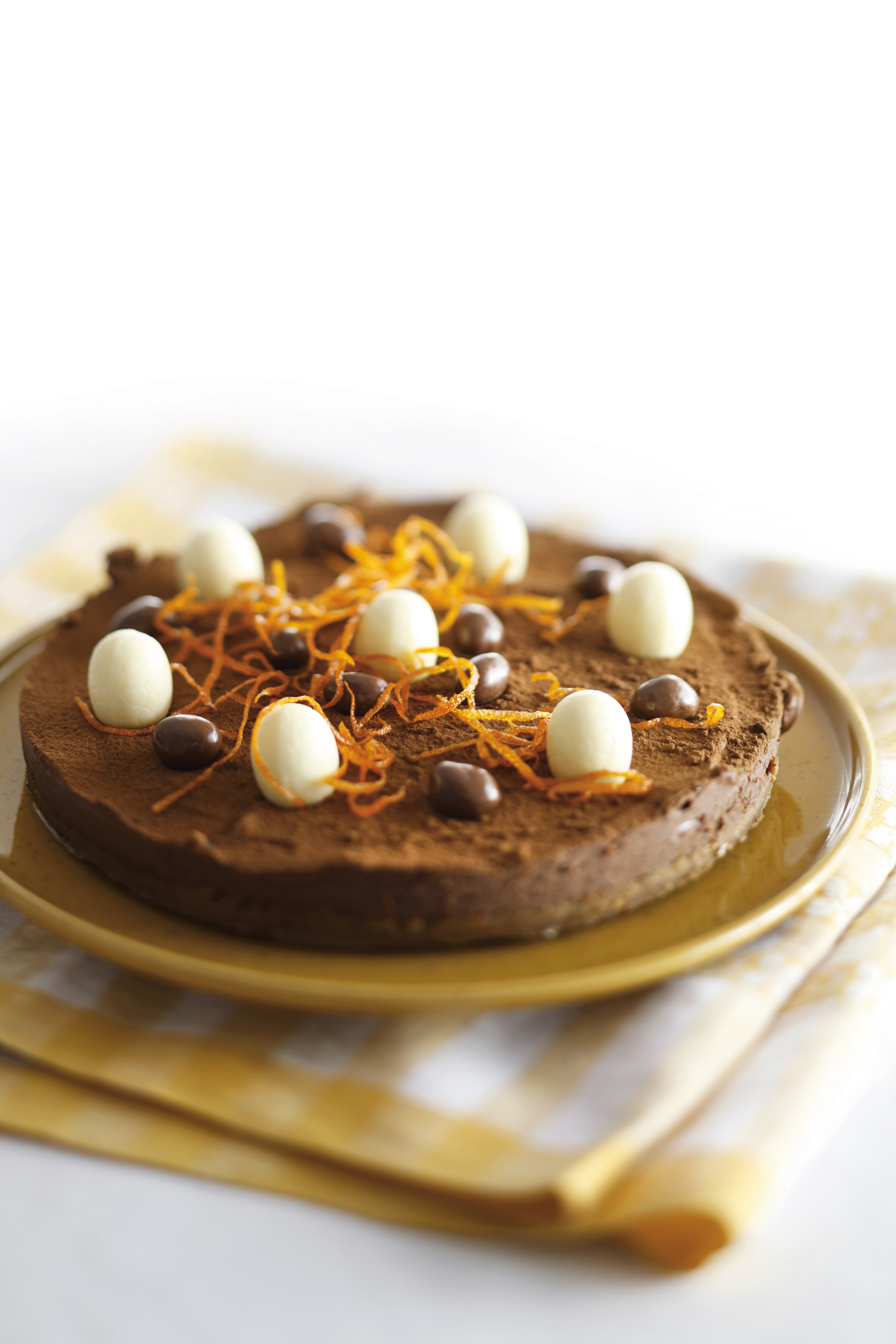 Pure chocolade-roomtaart