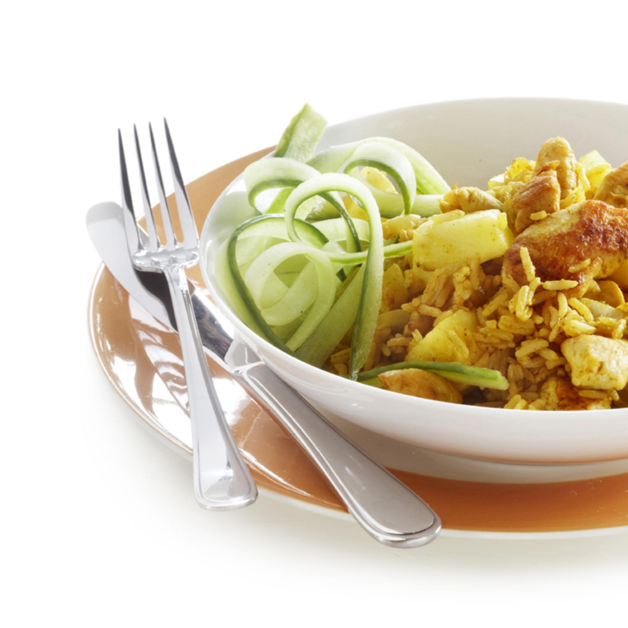 Kerrierijst met ananas