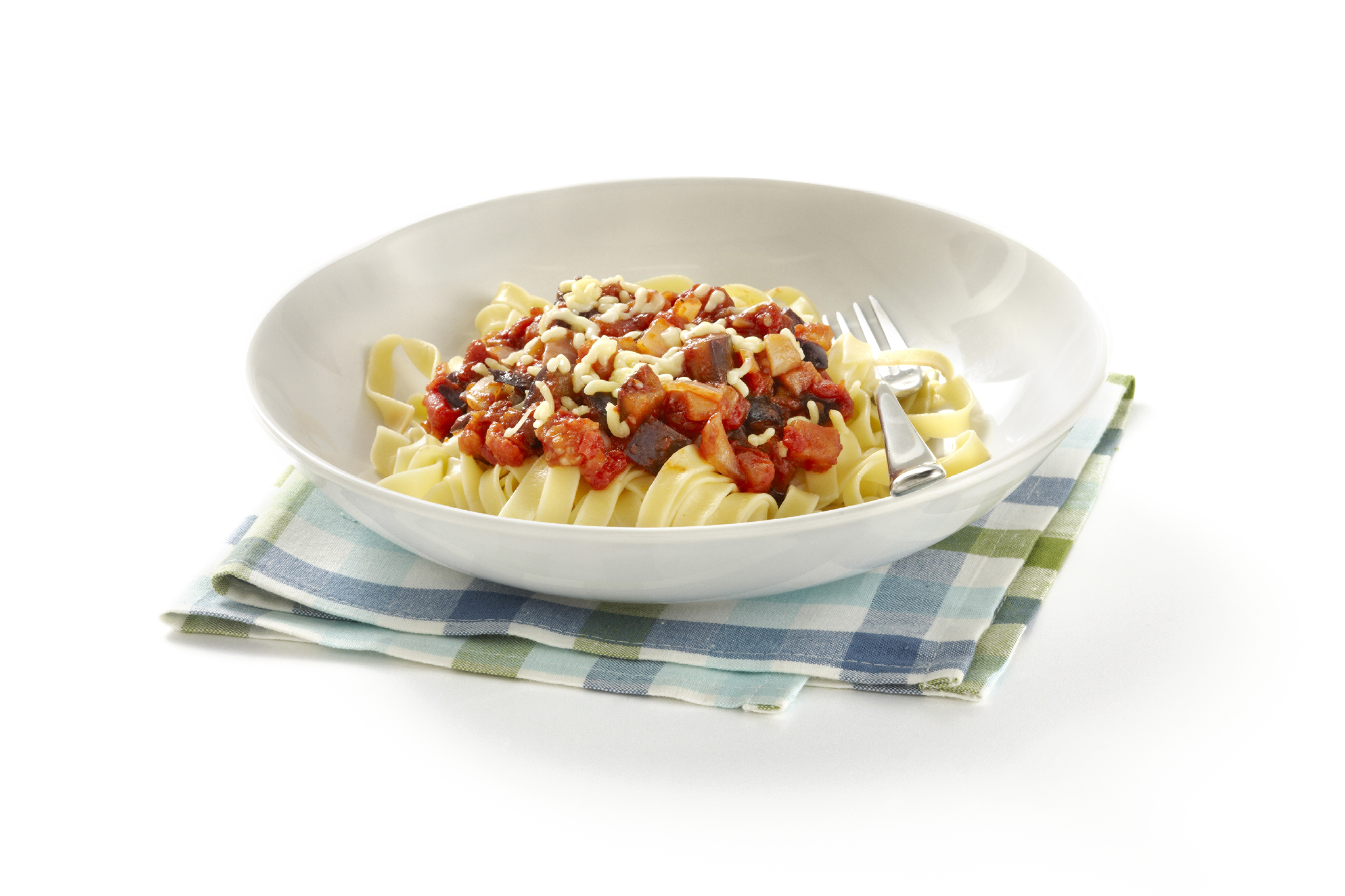 Tagliatelle met auberginesaus