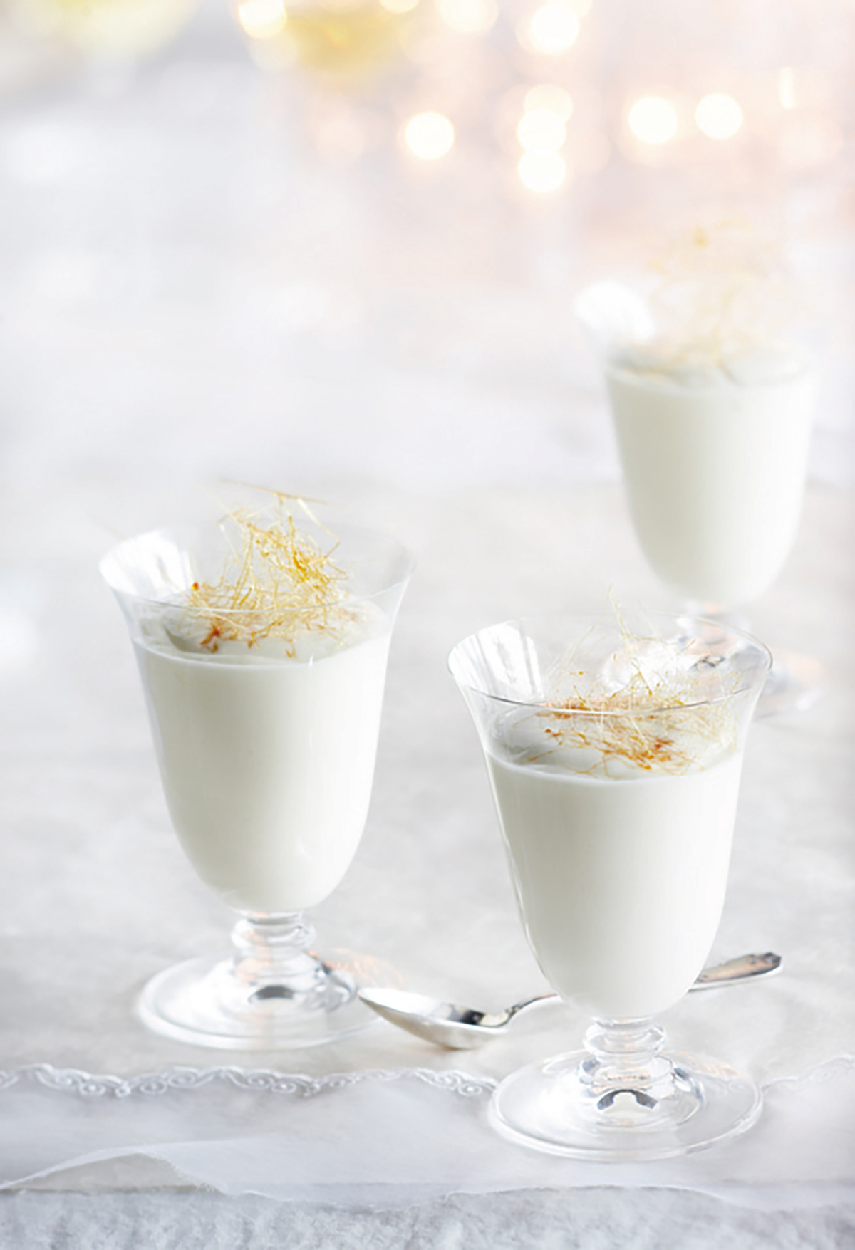 Roomvla met gesponnen karamel