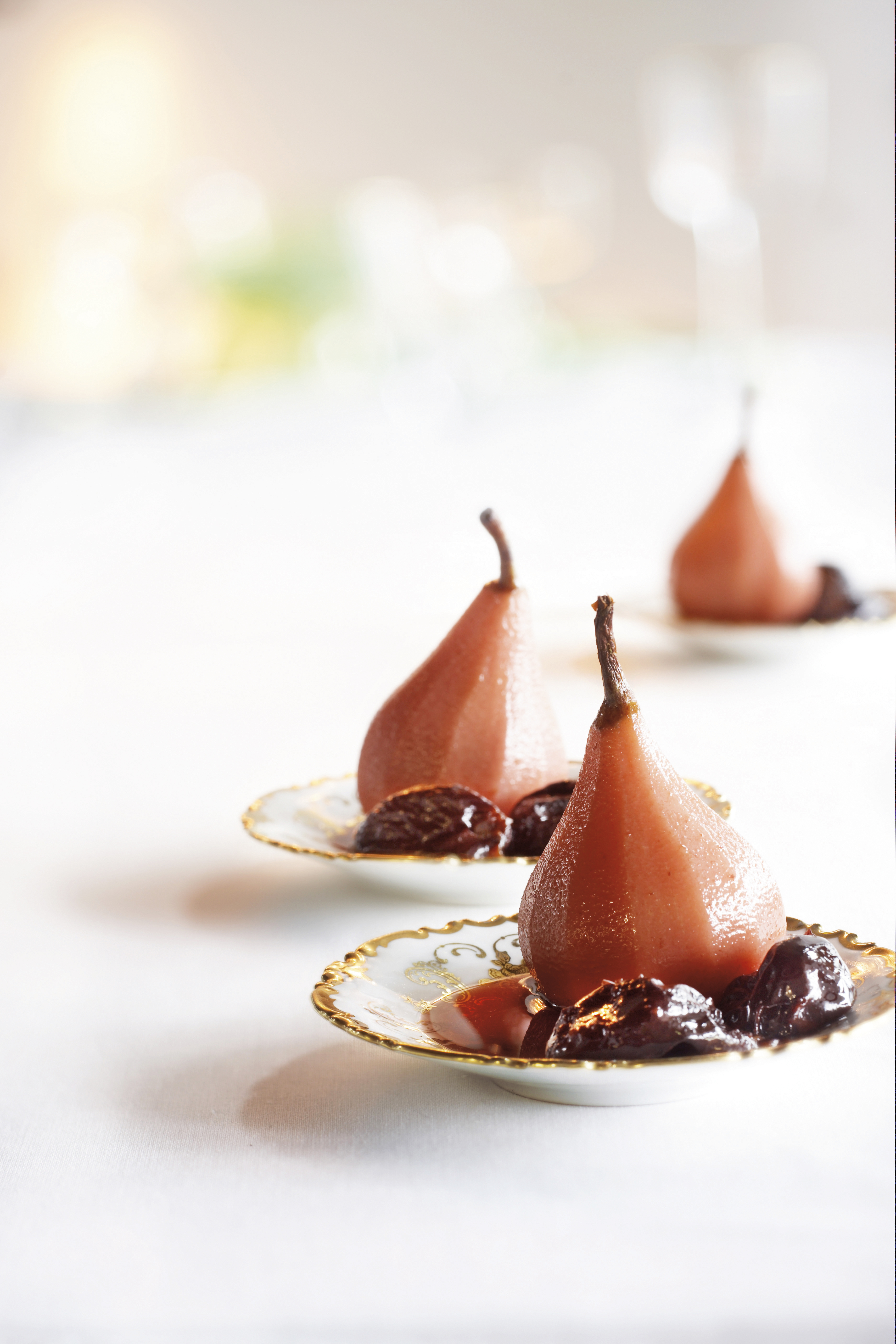 Stoofpeertjes met pruimen