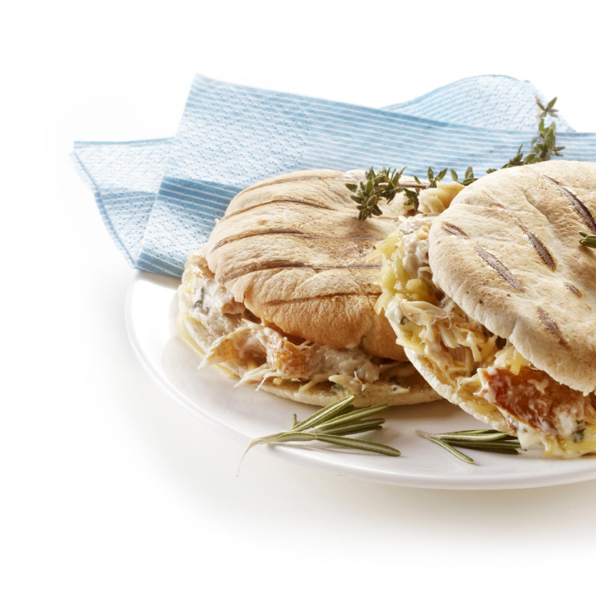 Pita tosti met makreel