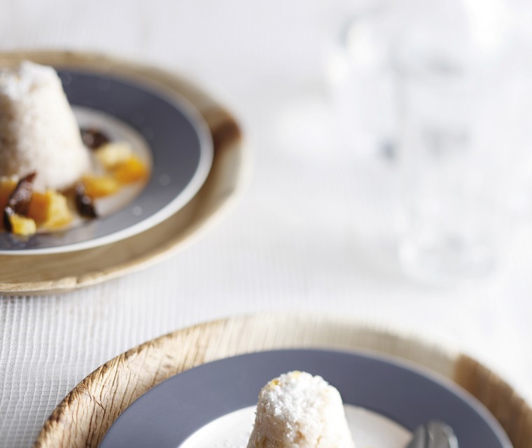 Rijsttimbaaltjes met kokos en zuidvruchten