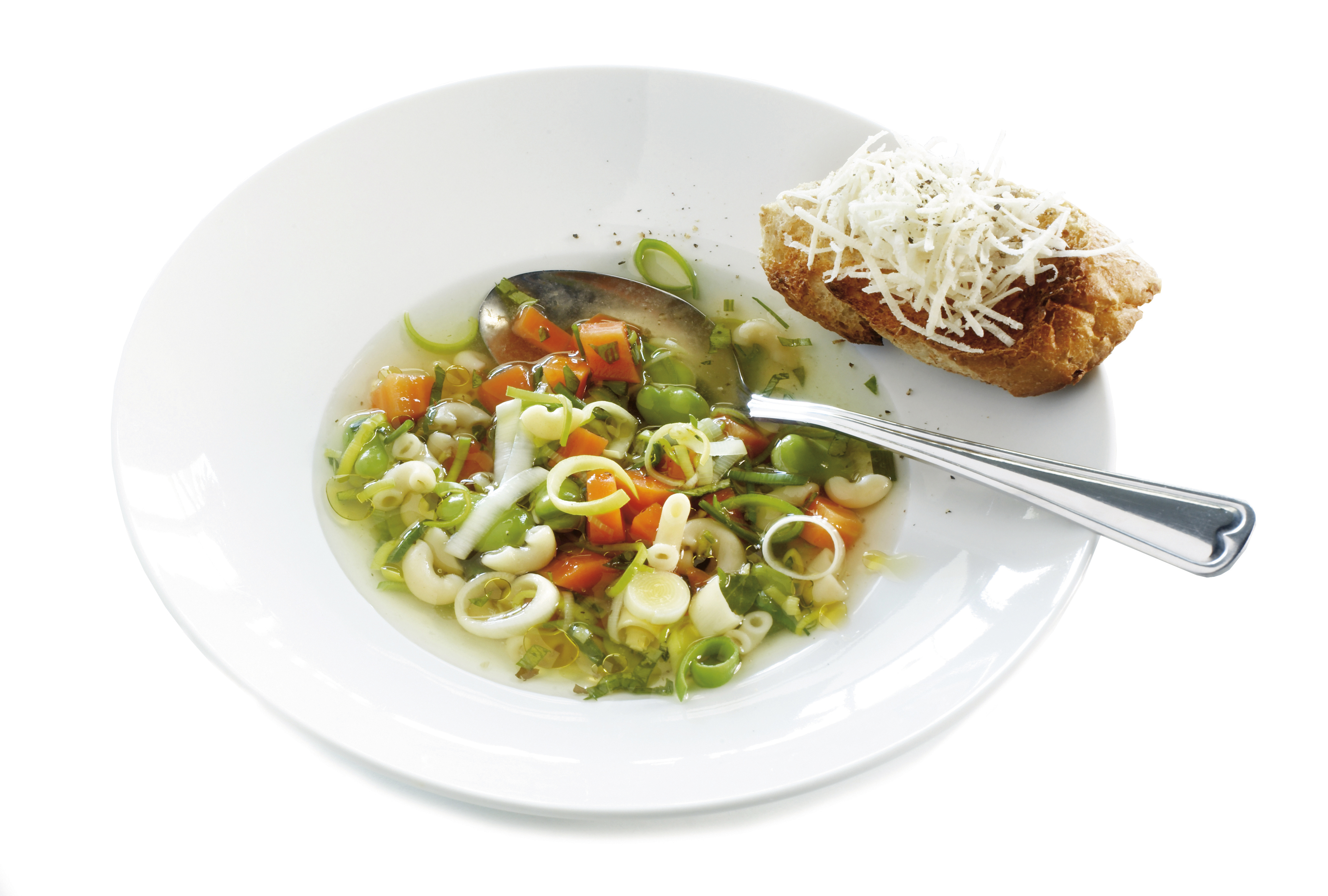 Zomergroente-maaltijdsoep