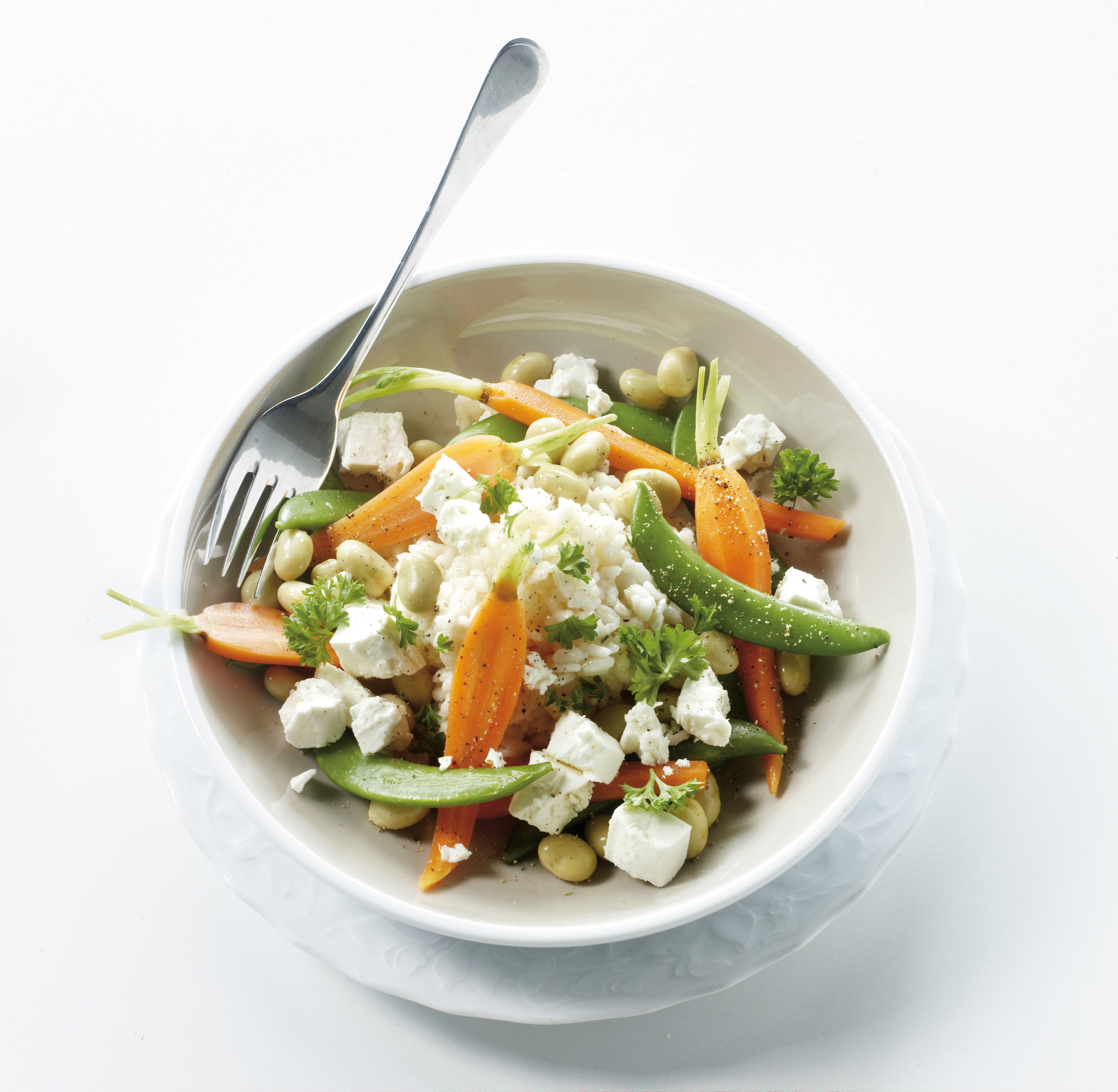 Risotto met zomergroenten