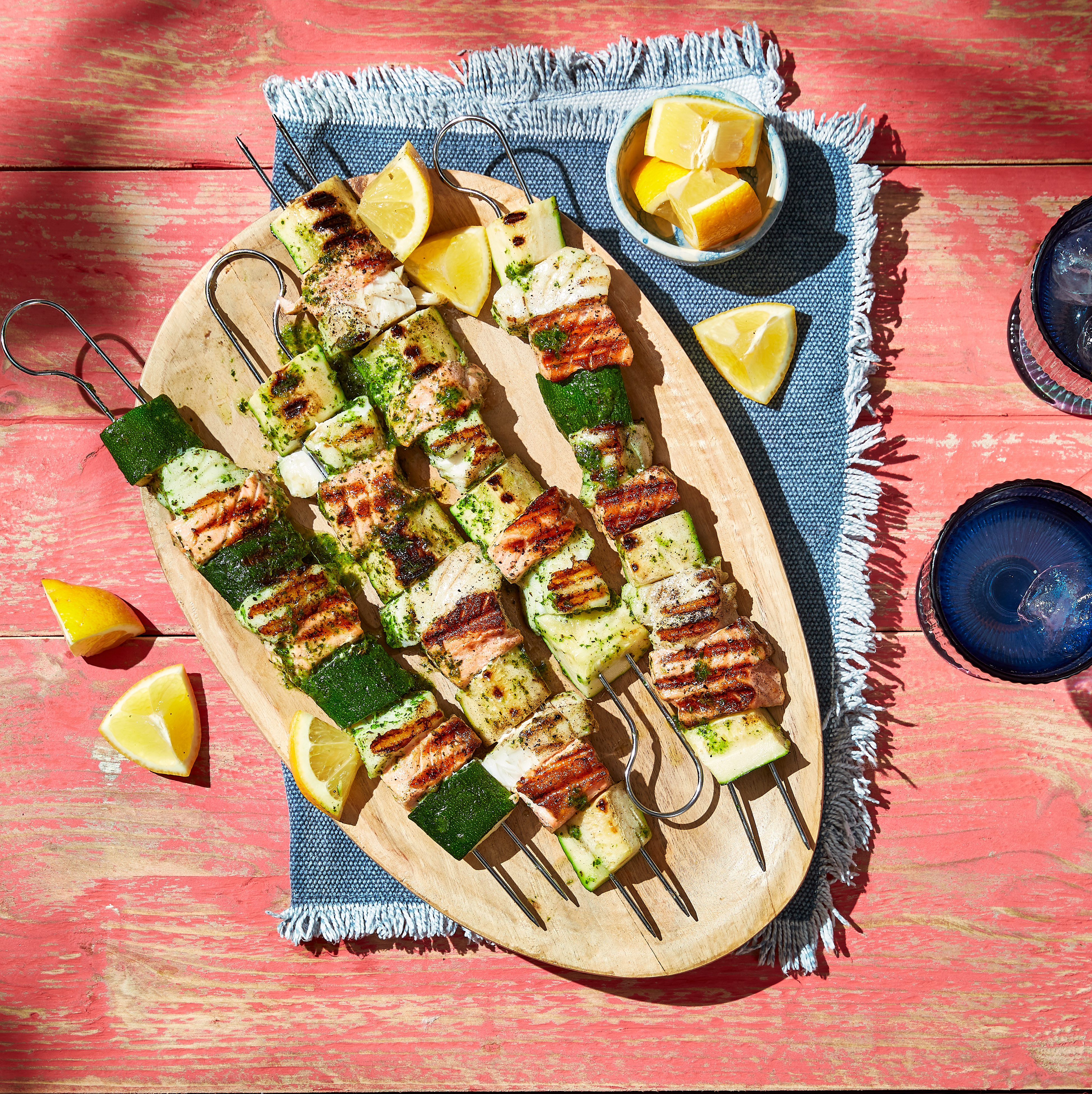 Spies van zalm  en kabeljauw