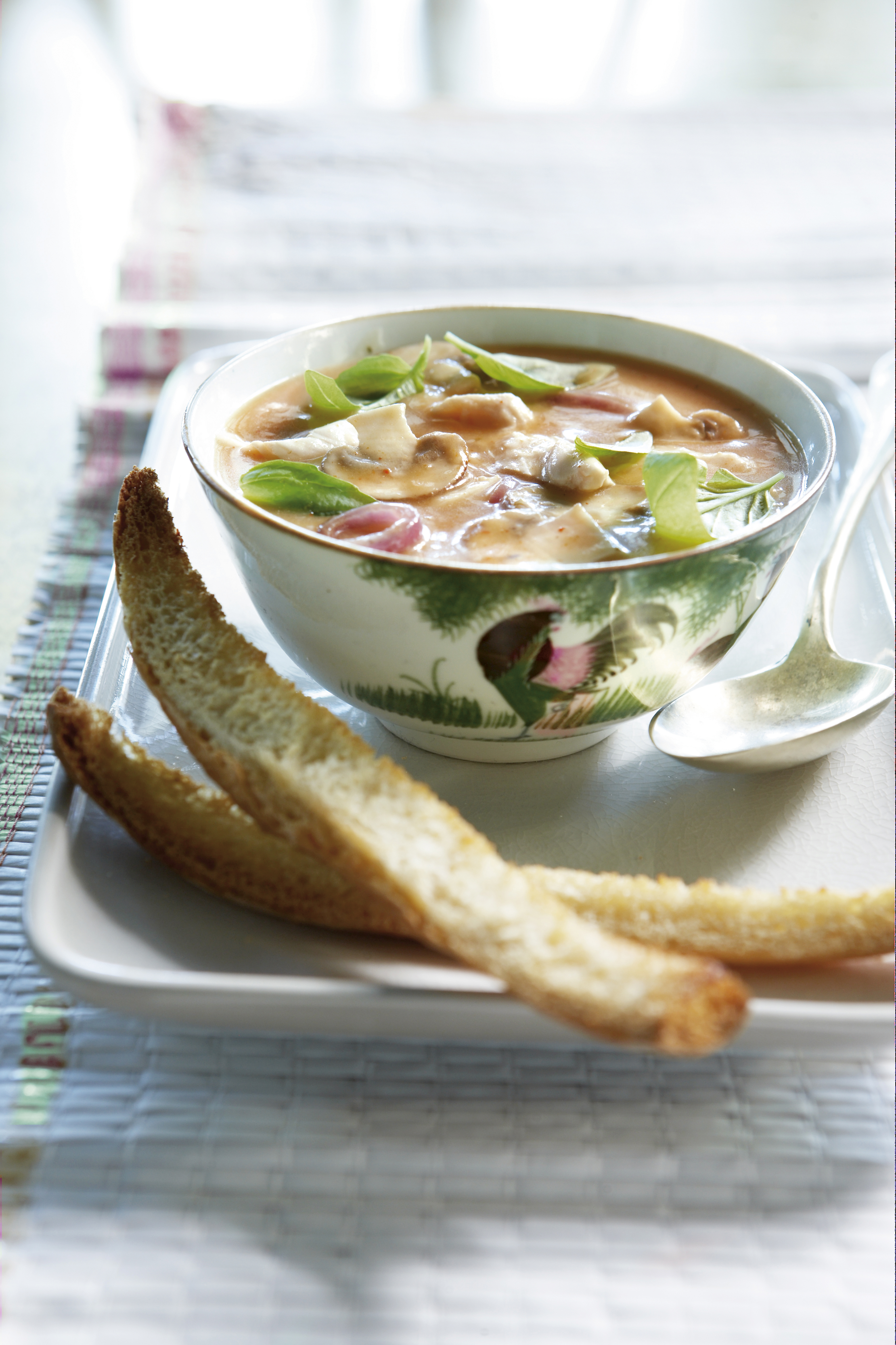 Thaise bouillon met kip