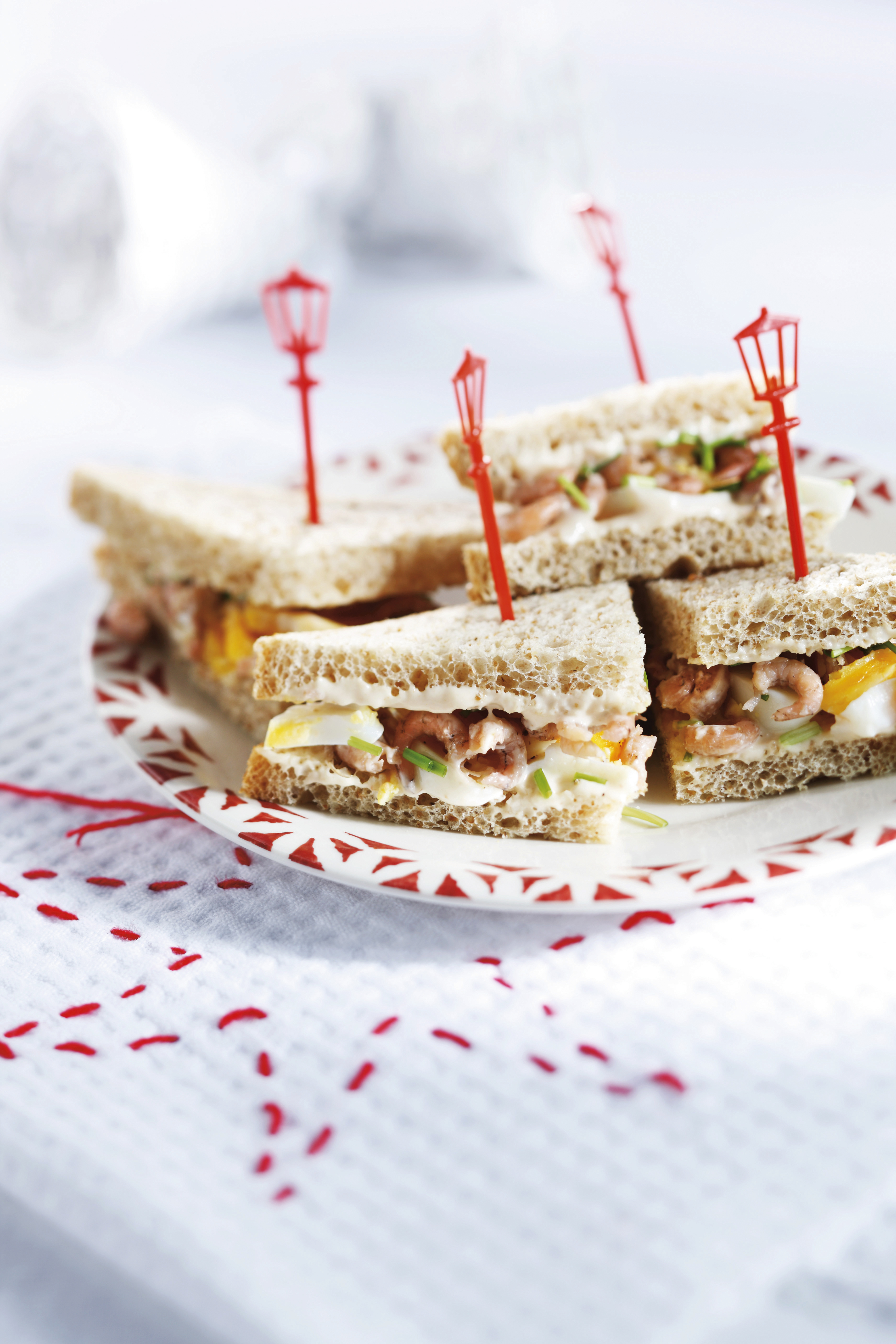 Sandwich met Hollandse garnalen
