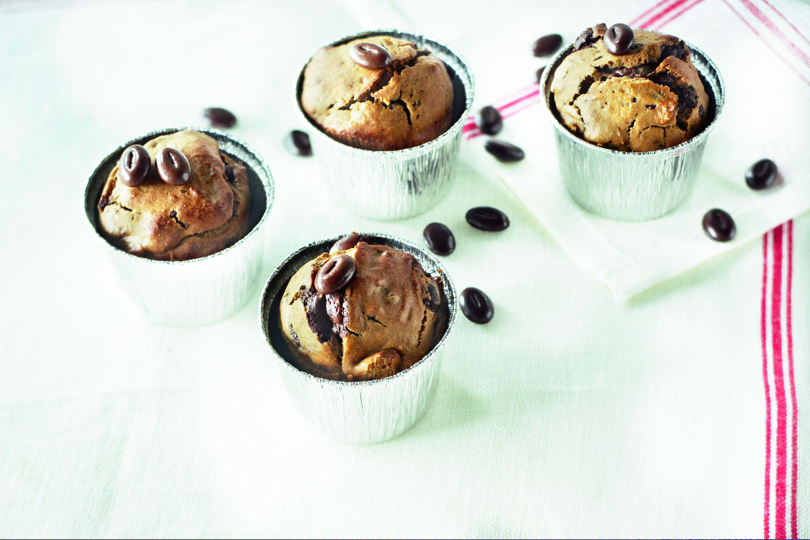 Koffie-cupcakes met chocolade