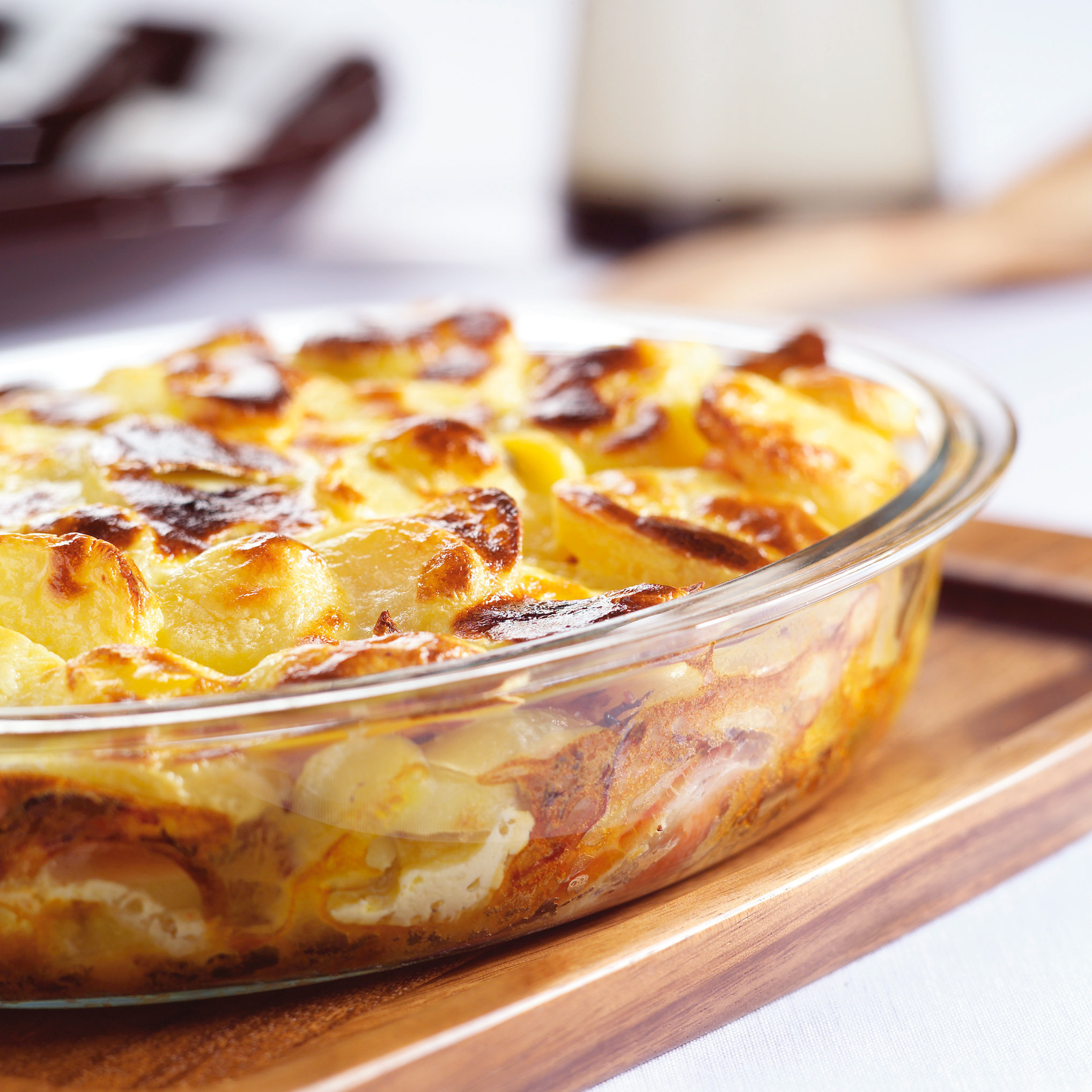 Aardappel-spekkoek uit de oven