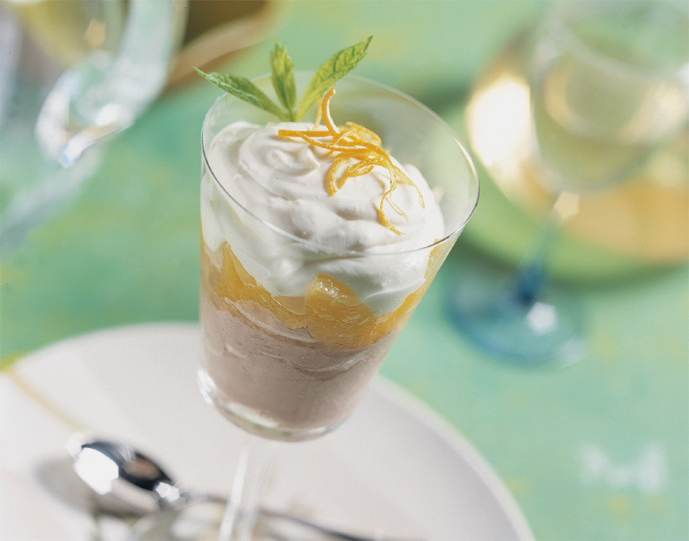 Chocolademascarpone met sinaasappel