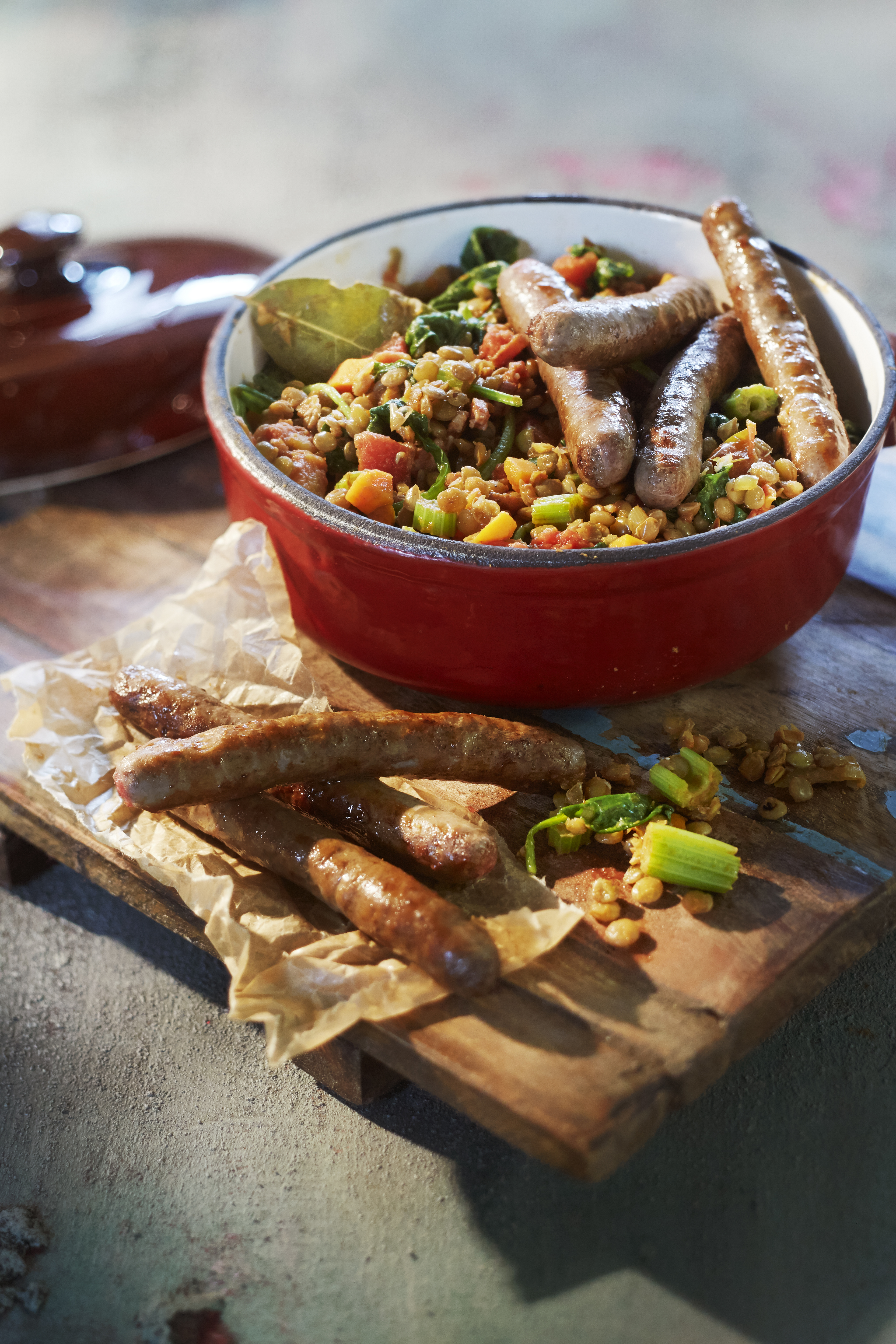 Lenticchie con salsicce