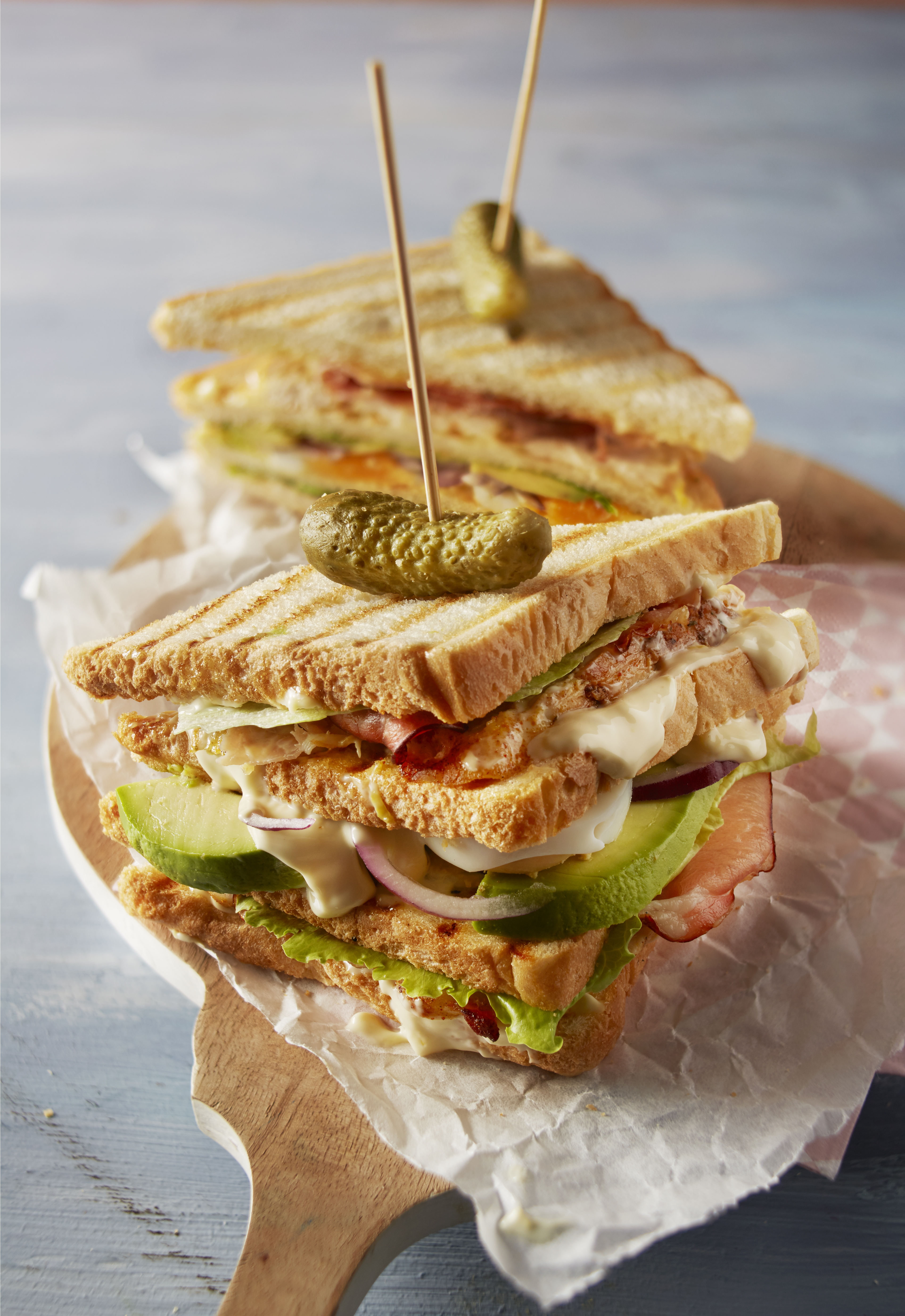 Dubbeldikke clubsandwich