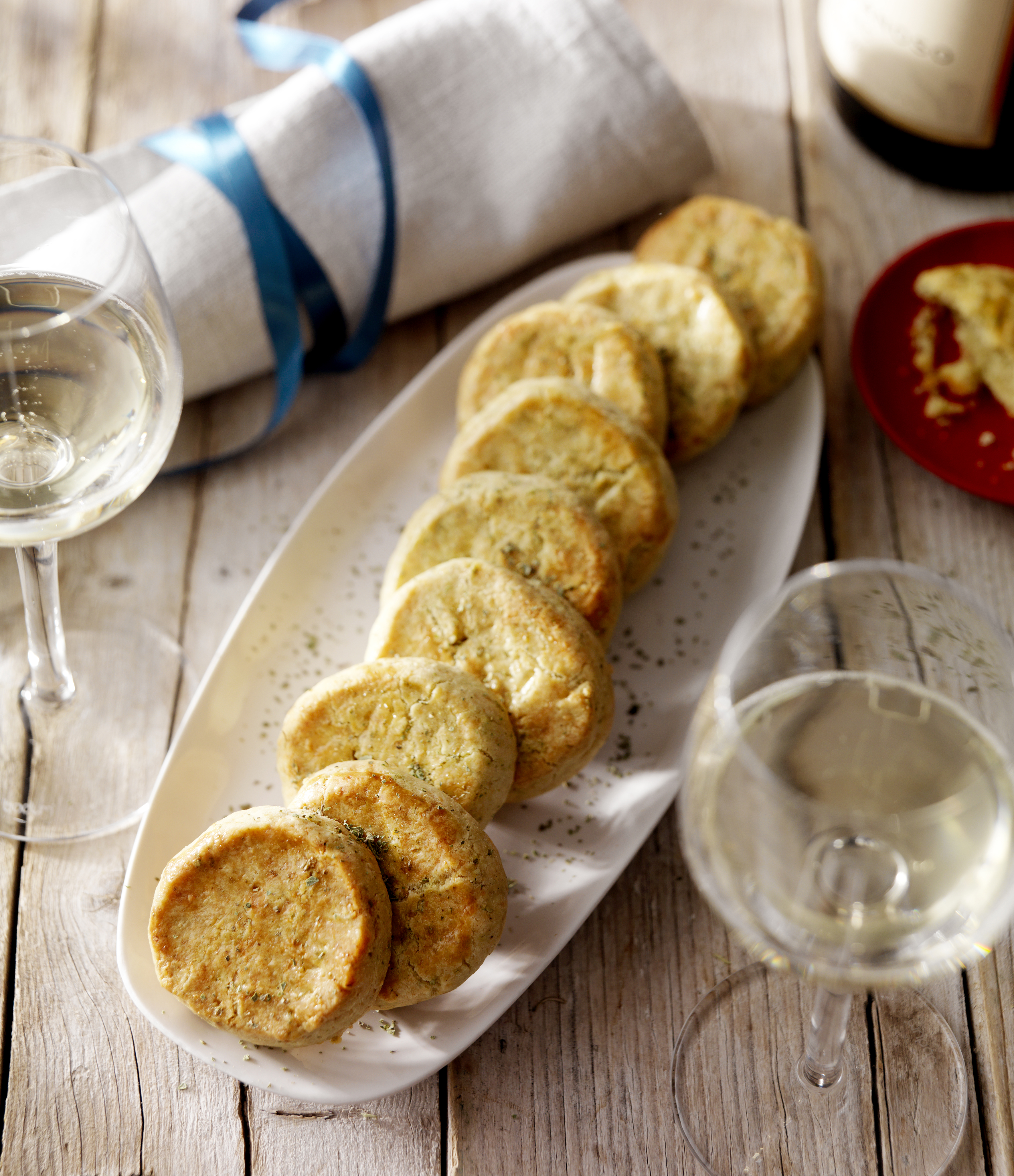 Parmezaan-shortbread met rozemarijn