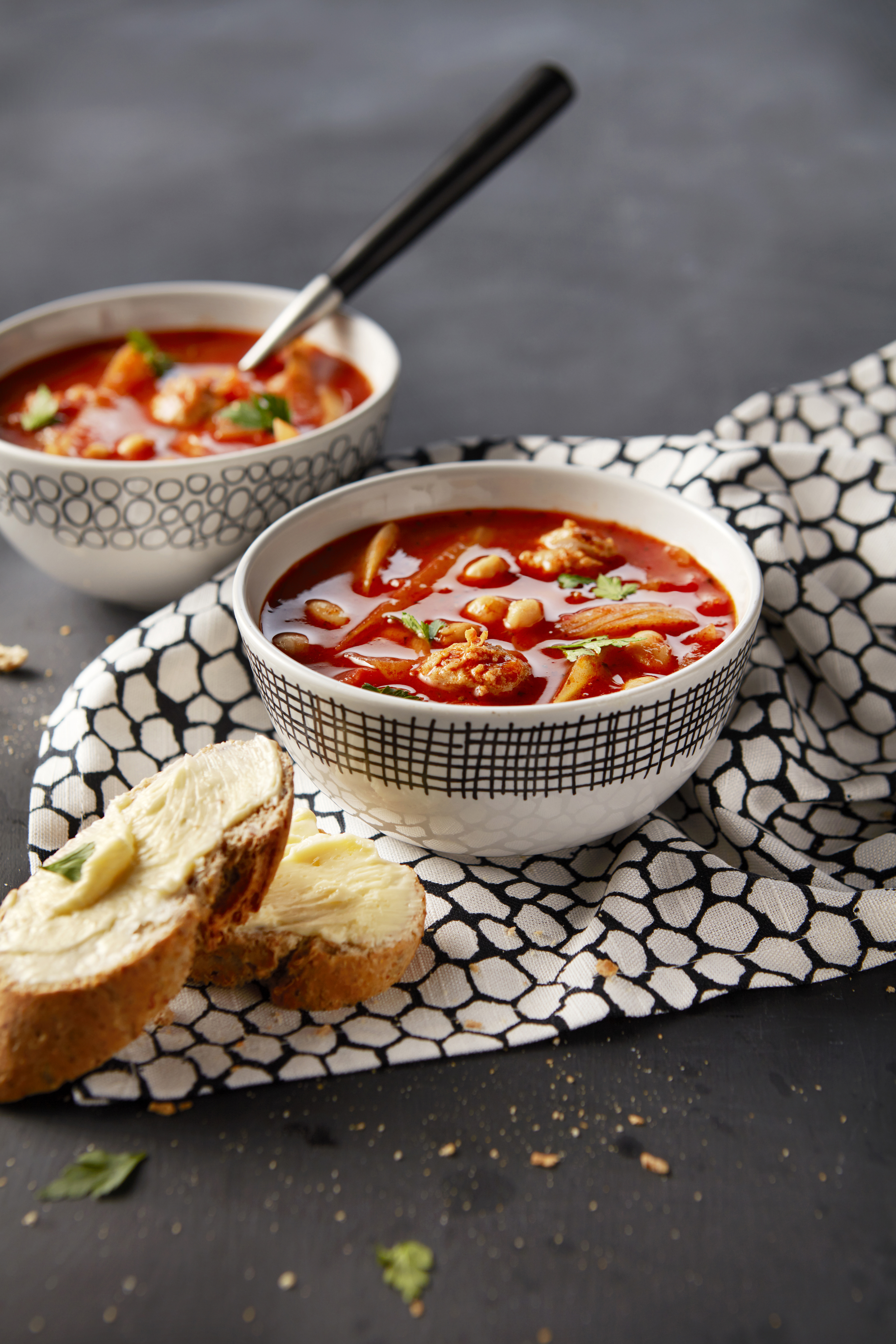 Bonensoep met venkel en worst