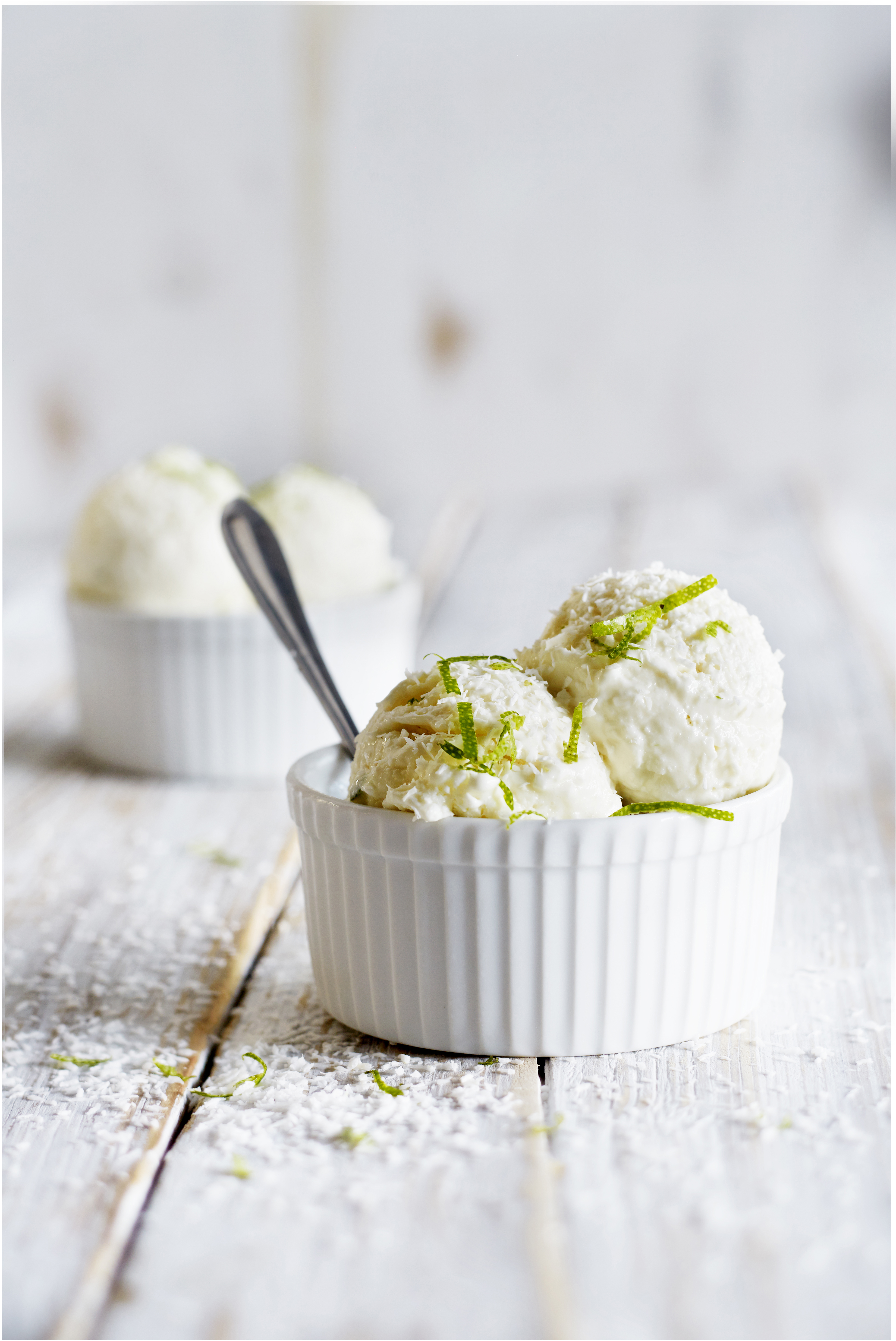 Kokos-limoengras semifreddo