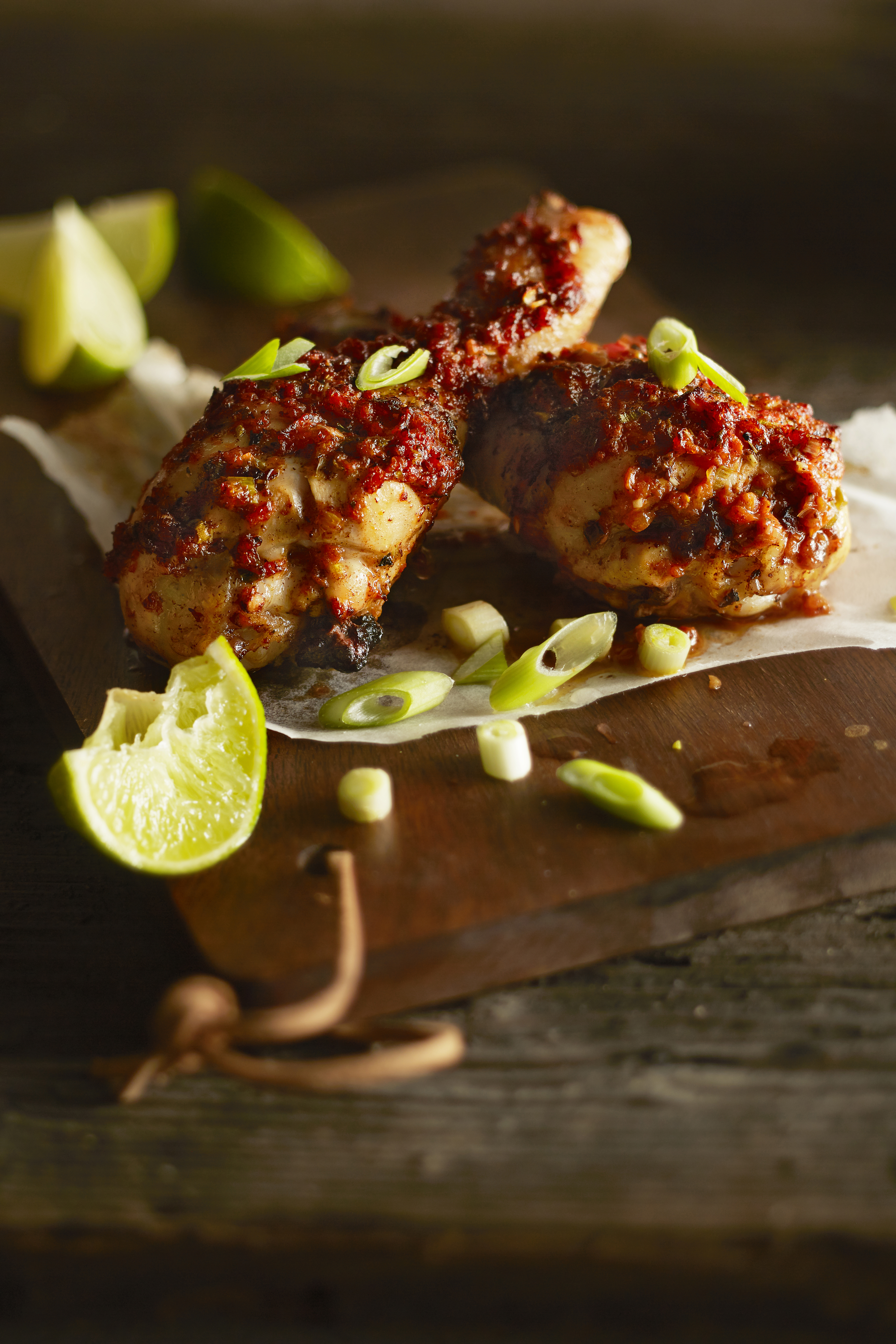 Sticky choco-drumsticks