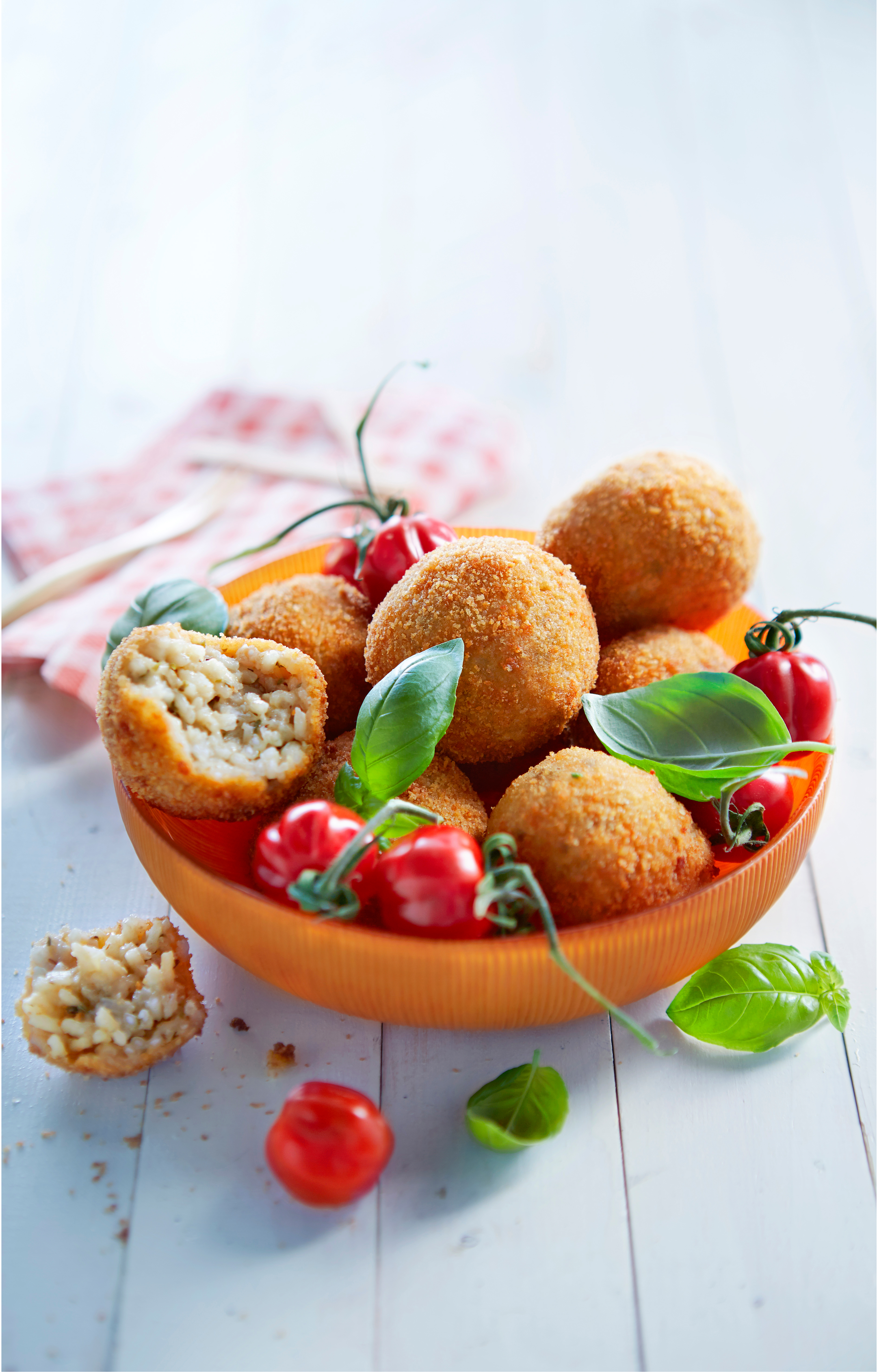 Risottoballetjes met kaas en oregano