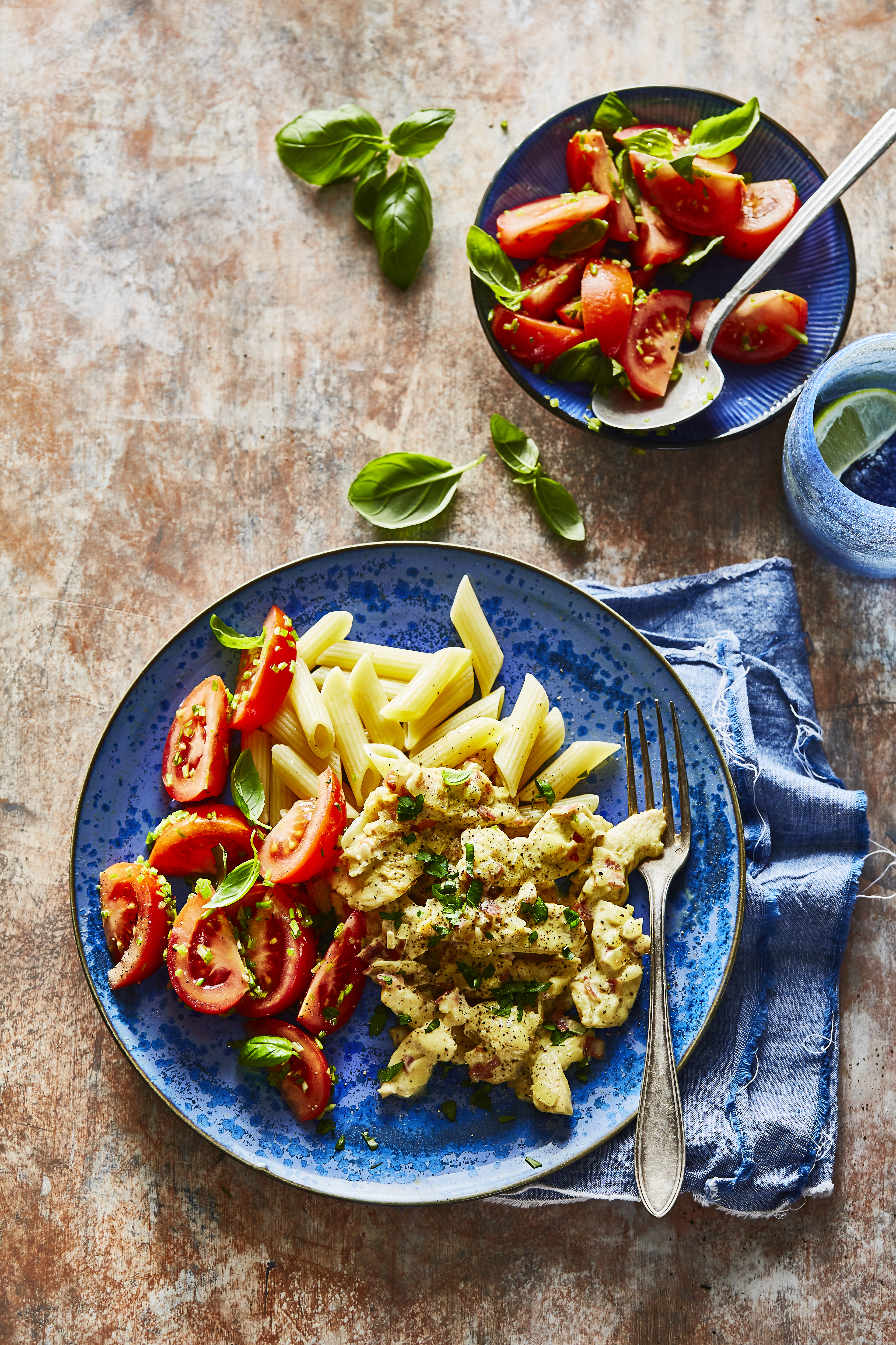 Kipreepjes in romige mosterdsaus