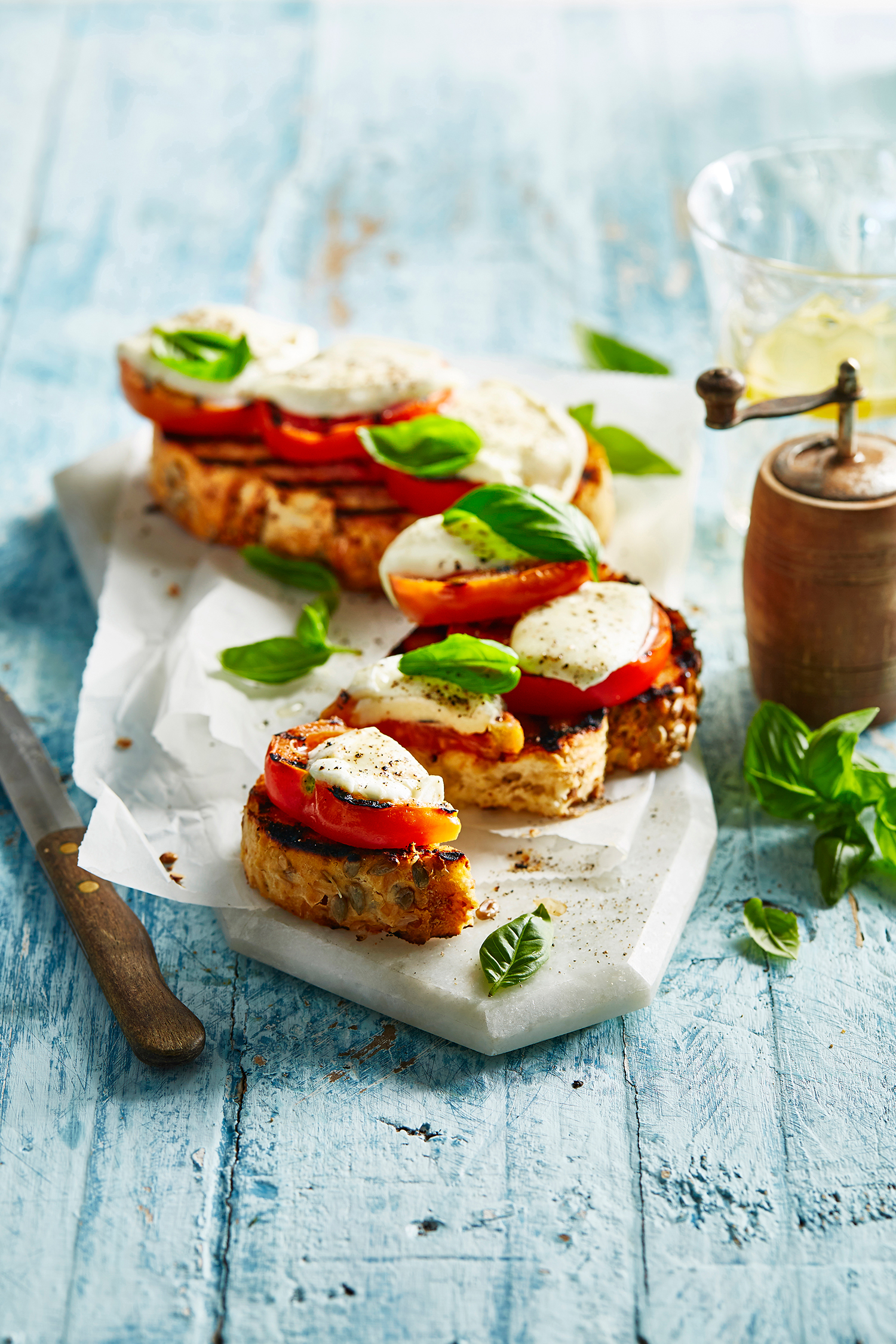Caprese van de grill
