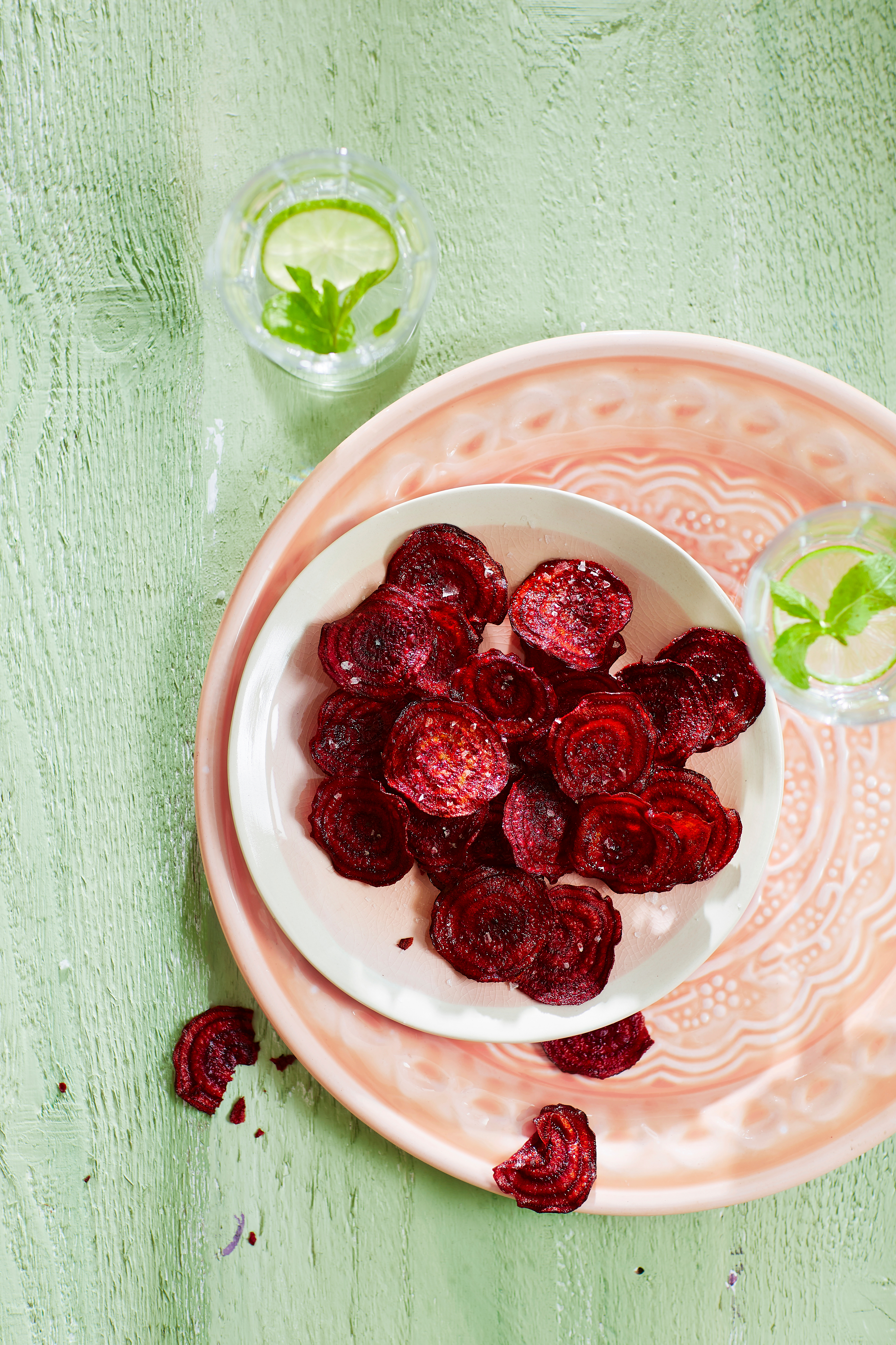 Bietenchips met zeezout