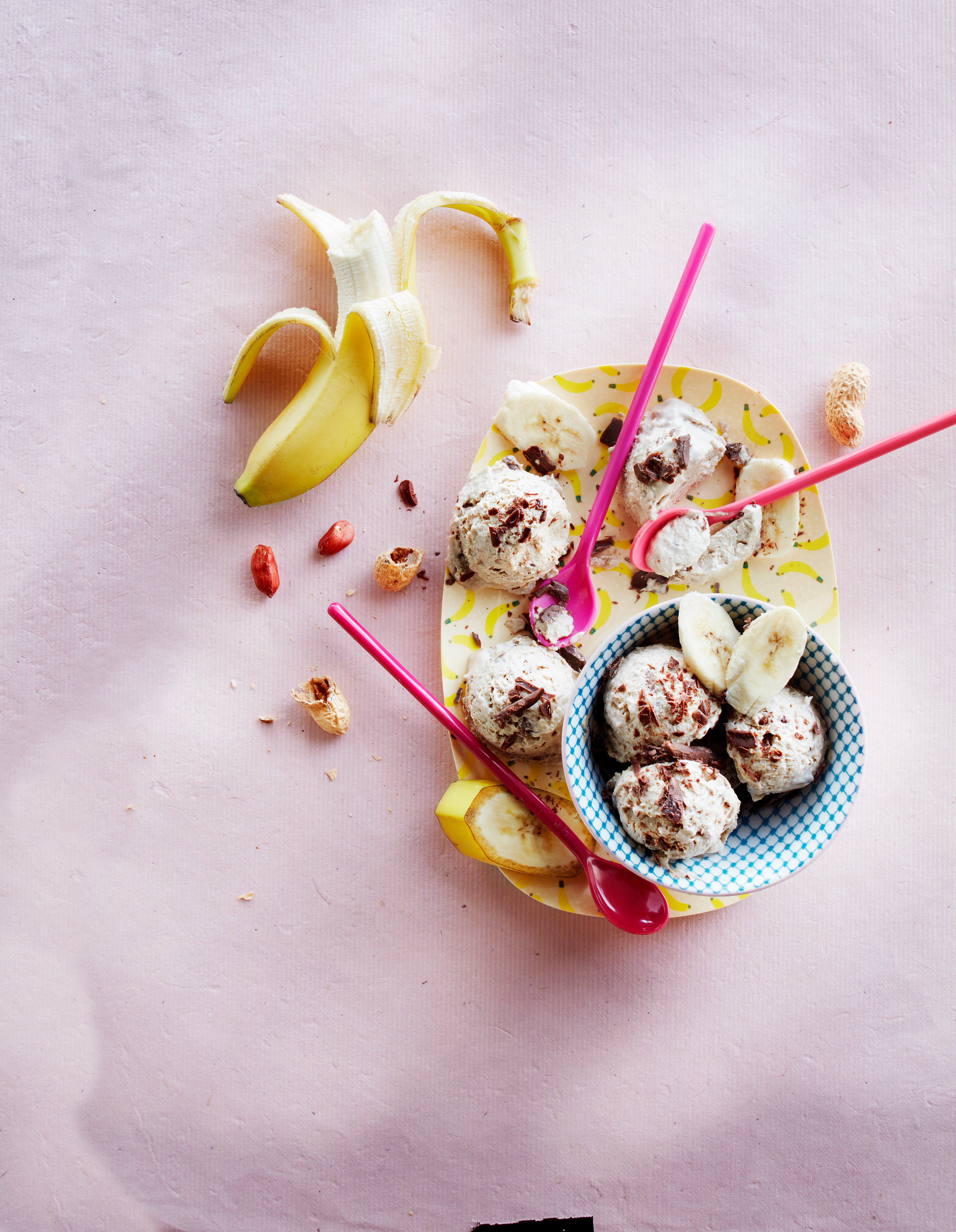 Banaan-pindakaas-froyo