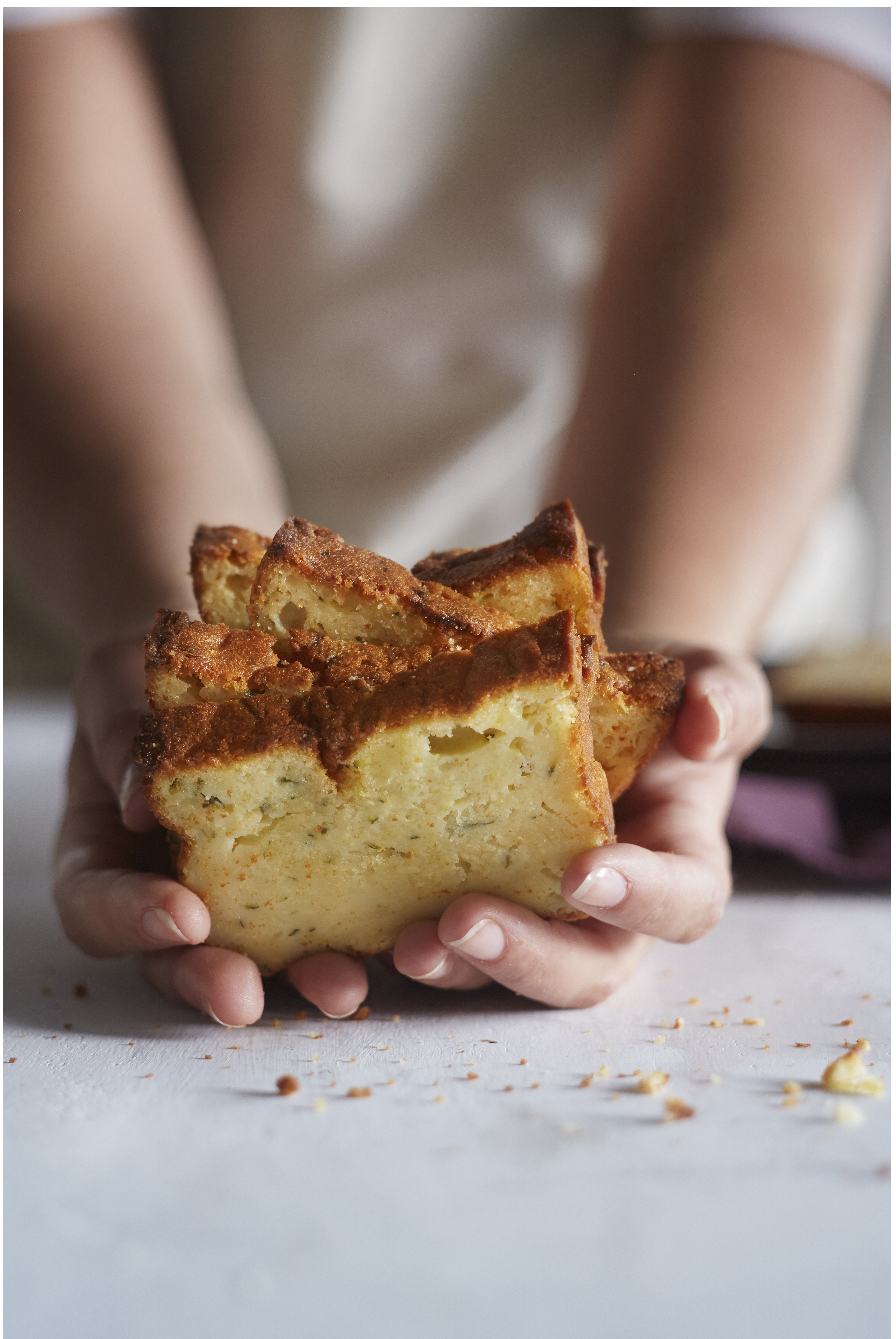 Courgettecake met yoghurt en citroen