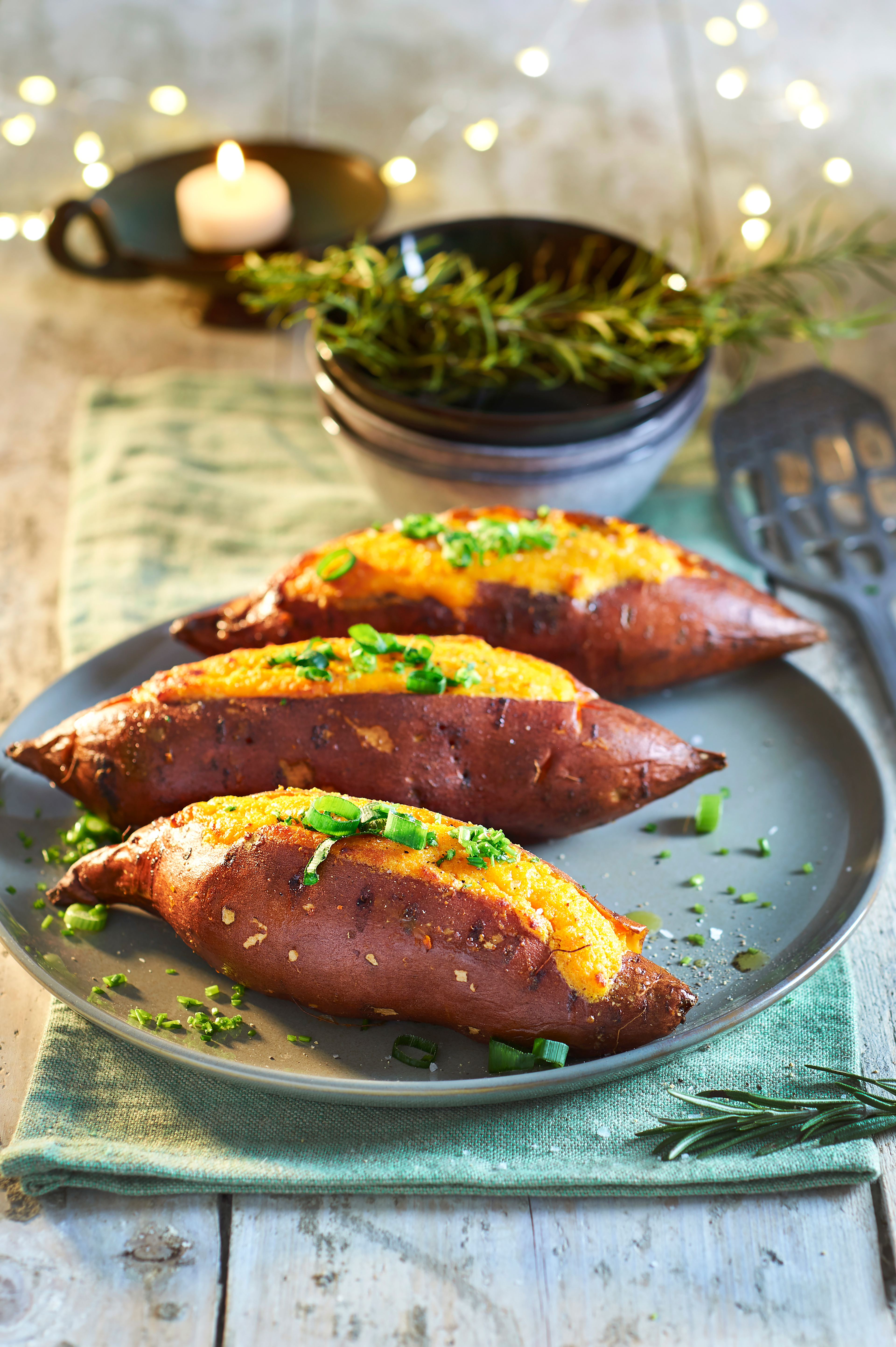 Gesouffleerde zoete aardappel