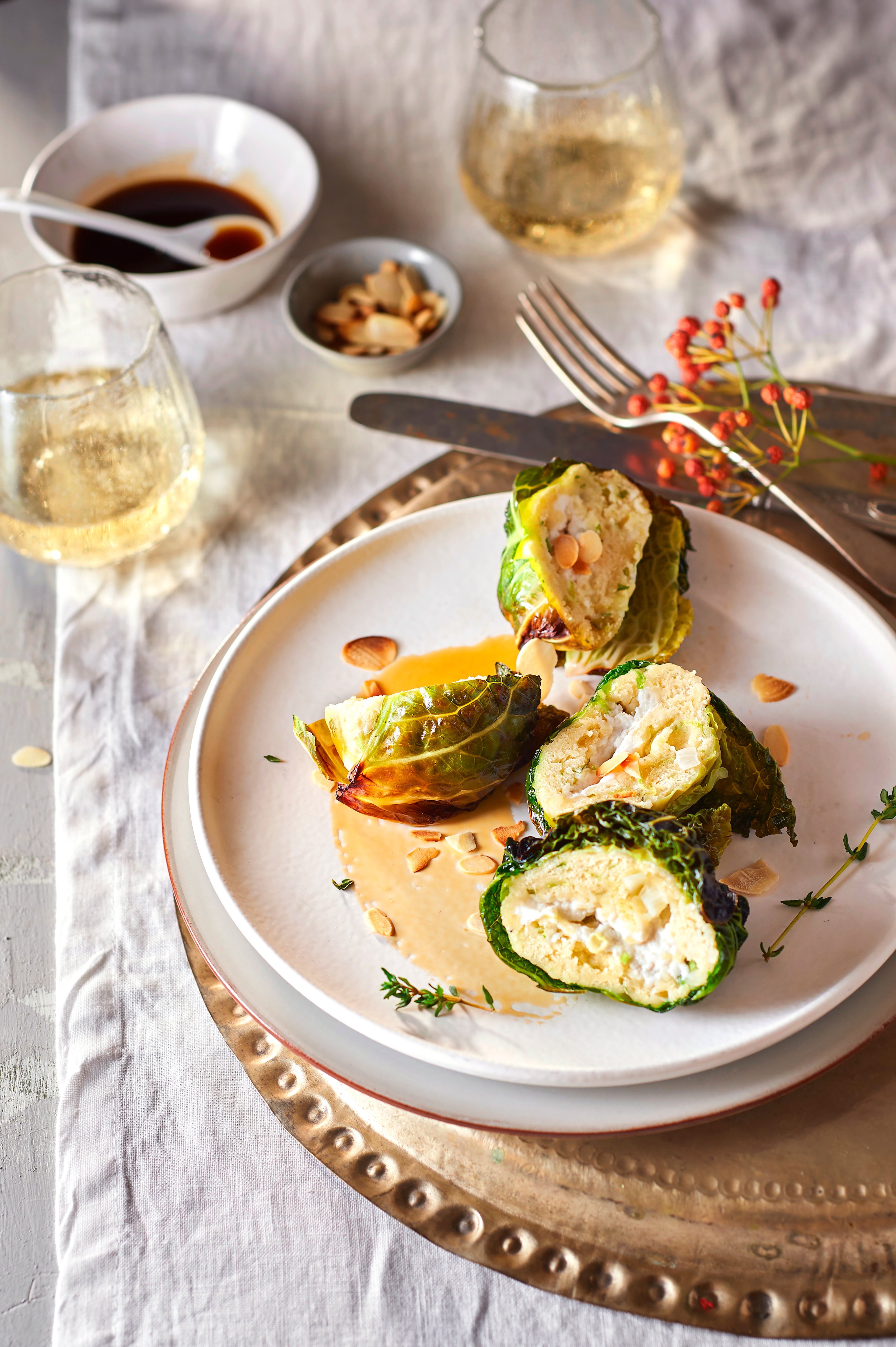 Savooiekool-scones met geitenkaas