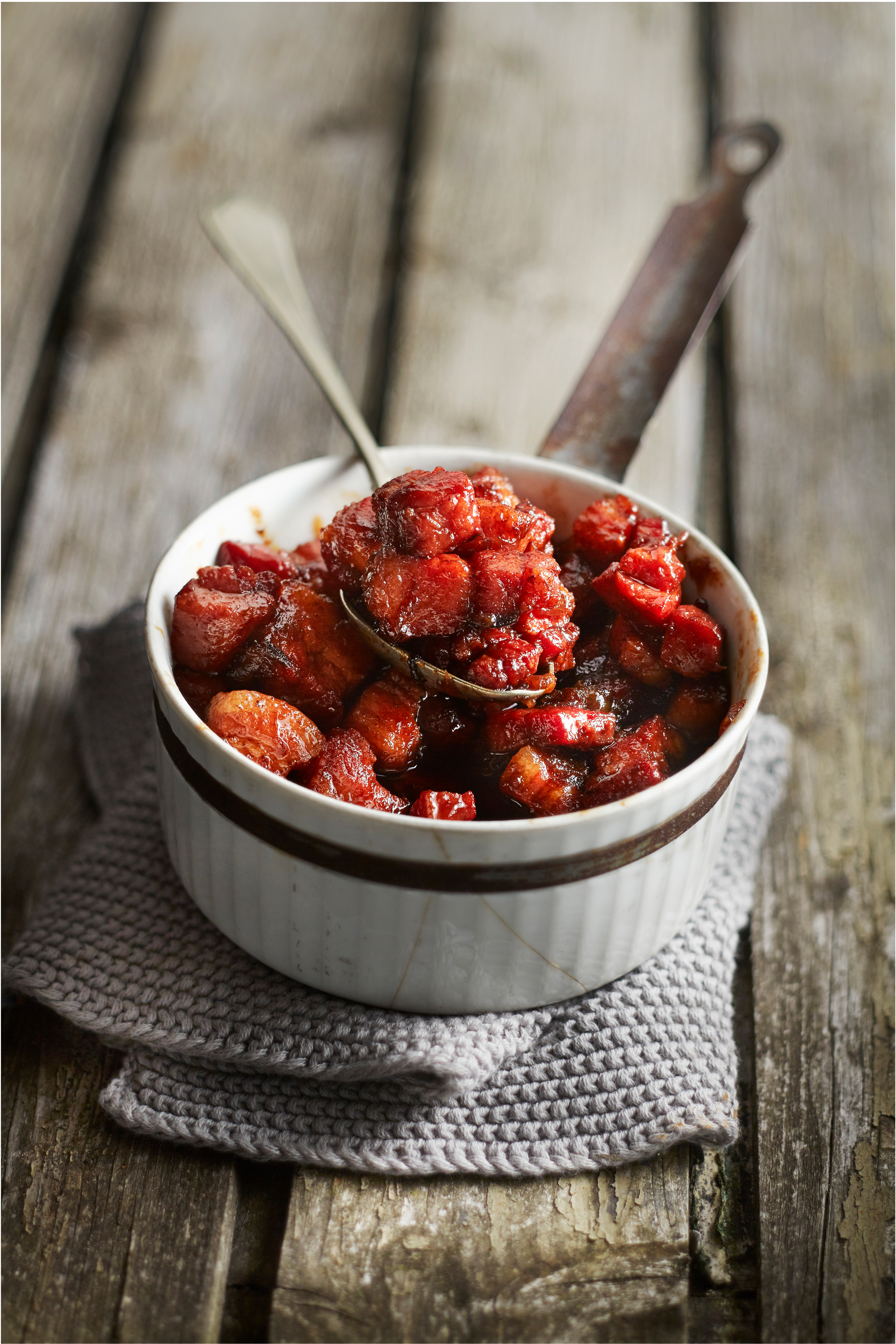 Smoor van spek en ketjap