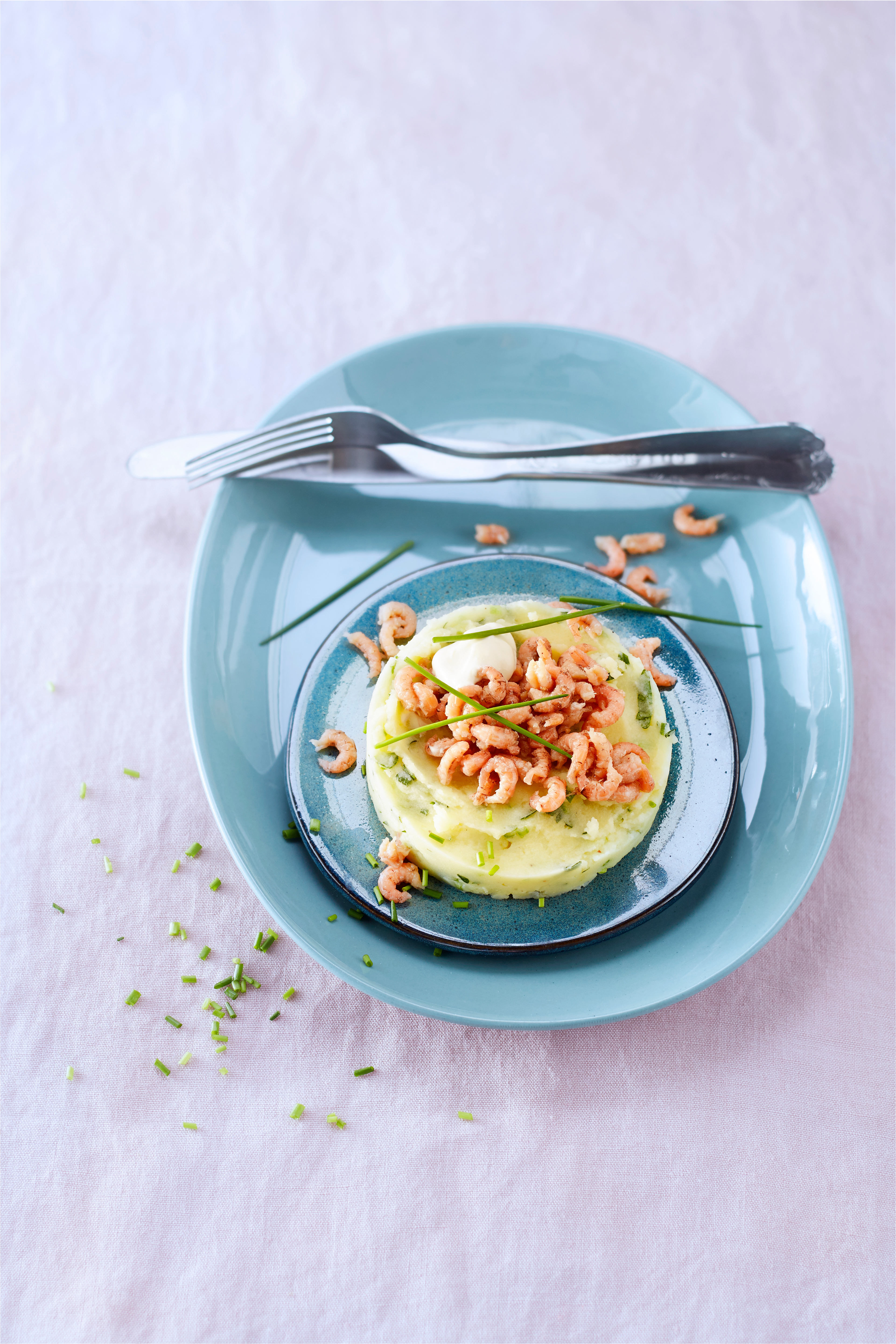 Kruidentaartje met Hollandse garnalen